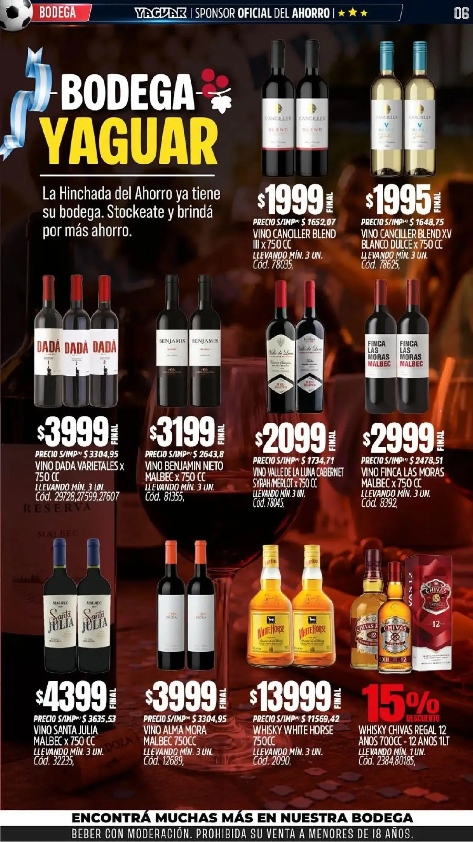 Ofertas de Mayorista Yaguar - La Hinchada del Ahorro 15 de junio al 21 de junio 2026 - Página 5 del catálogo