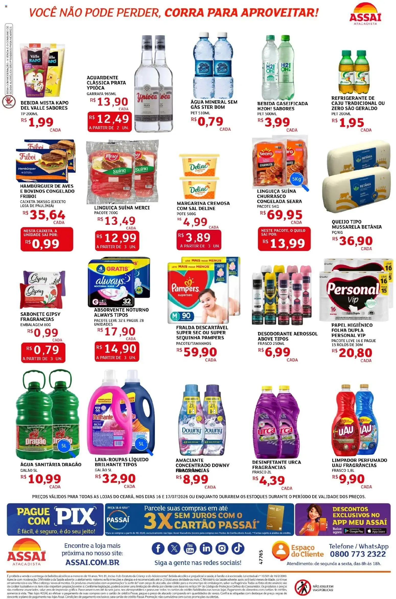 Encarte de Assaí Atacadista ofertas - CE de 16/07/2026 | Promoções Online 16 de julho até 17 de julho 2026 - Pagina 2