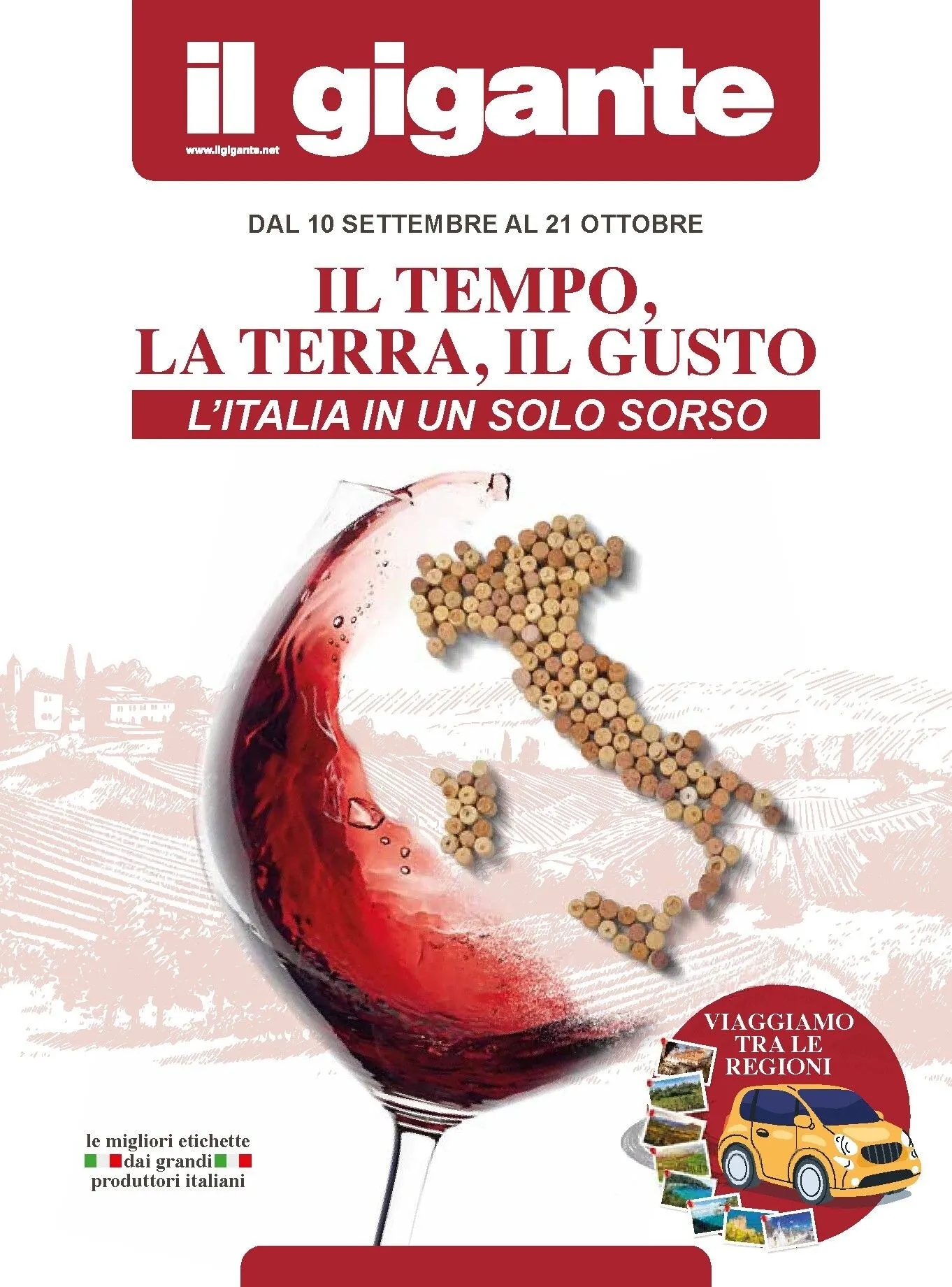 Il Gigante - Il Tempo, la Terra, il Gusto: L'Italia in un solo sorso