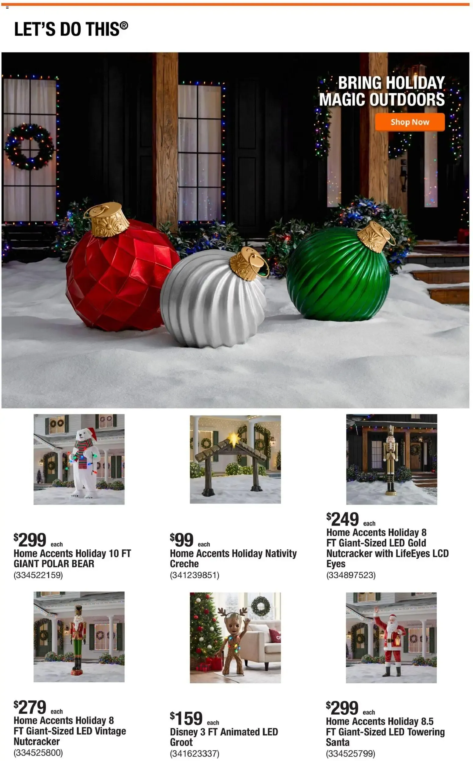 Weekly ad Home Depot Holiday Decor from October 8 to October 22 2026 - Page 3