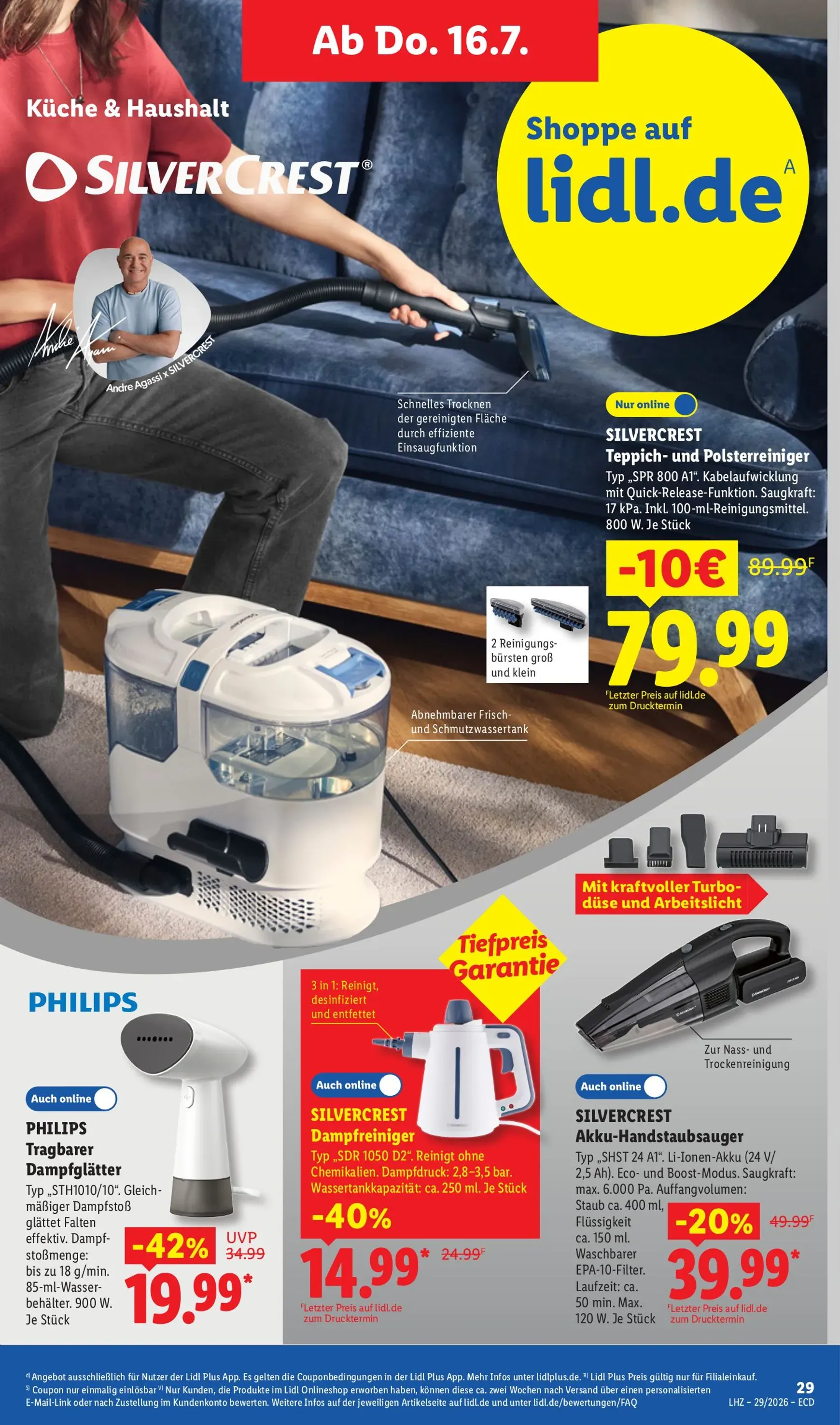 Lidl - Angebot der Woche Prospekt nächste Woche – von Montag 13.07.2026 bis Samstag 18.07.2026 von 13. Juli bis 18. Juli 2026 - Prospekt seite 29