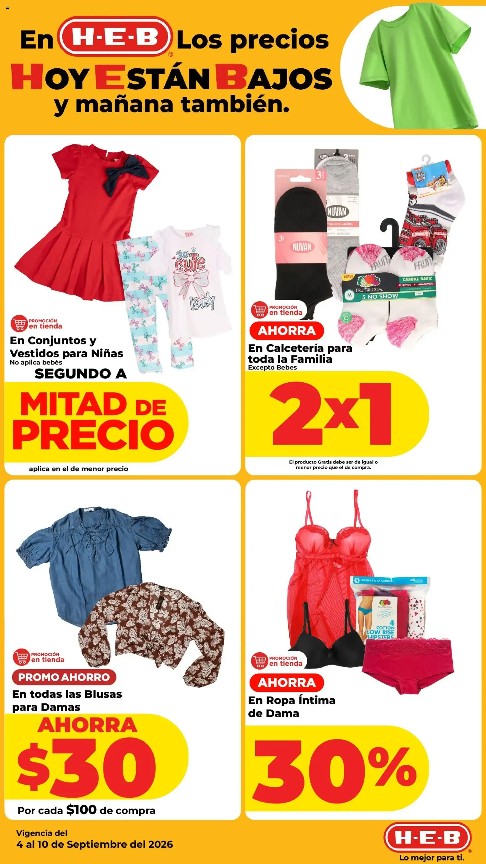 Catálogo de H-E-B: Los precios hoy están bajos y mañana también 4 de septiembre al 7 de septiembre 2026 - Pagina 17