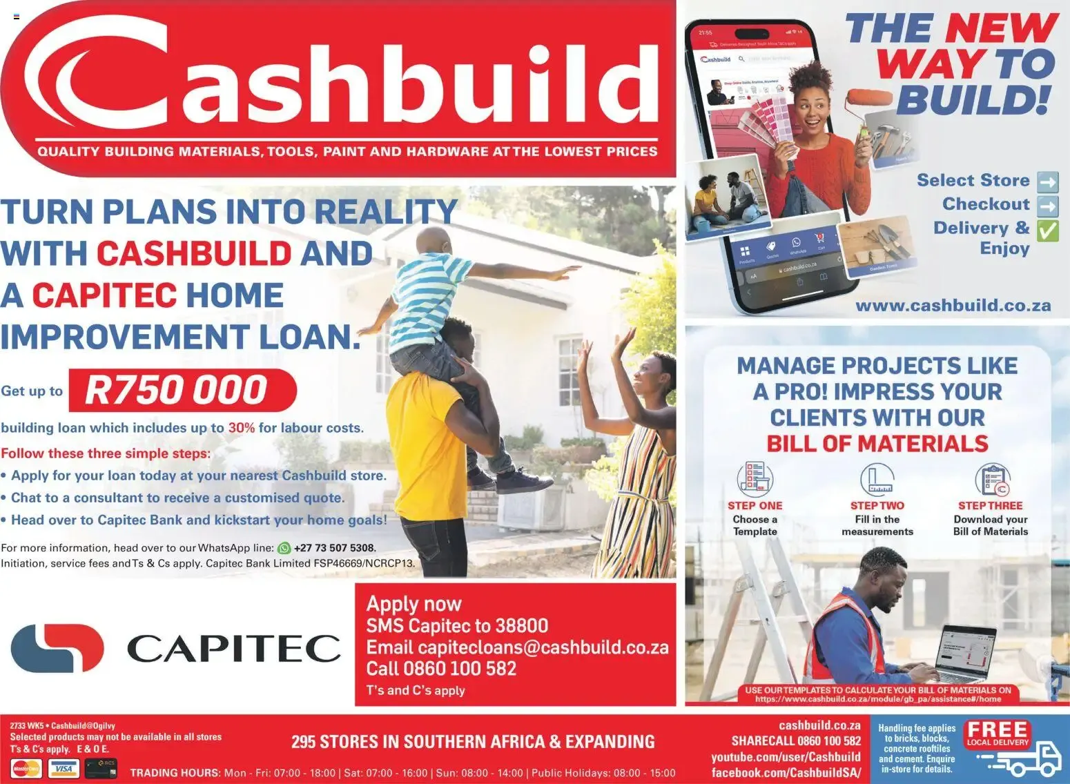Cashbuild - Home improvement (30/07/2026 - 31/08/2026) Online