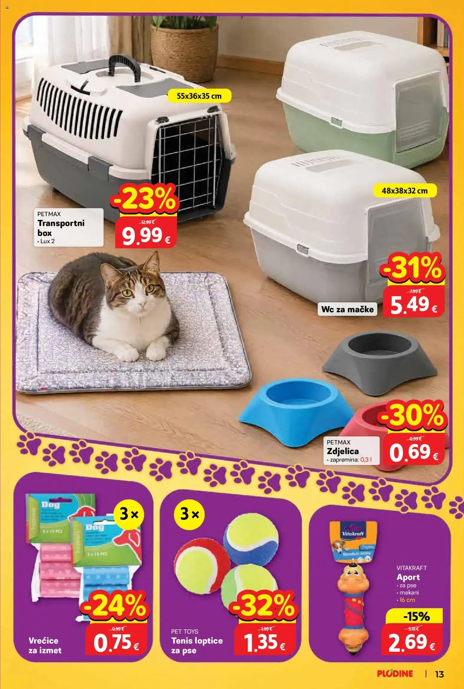 Katalog Plodine Katalog kućni ljubimci novi od 01.10.2026 na listanje > letak digitalni od 1. listopada do 14. listopada 2026. - Pregled Stranica 13