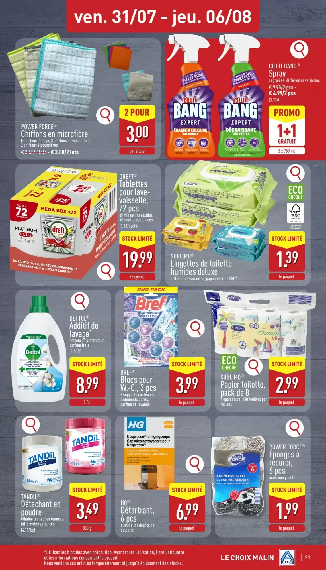 ALDI Dépliant week 31 van 27 juli tot 1 augustus 2026 - folder pagina 21