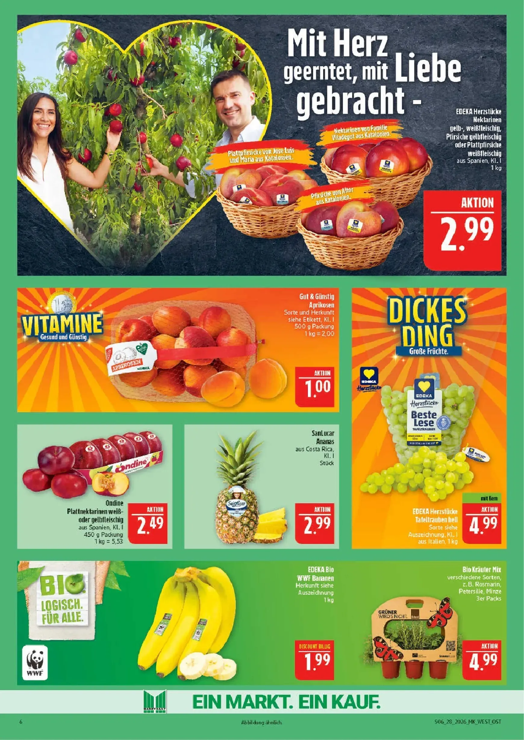 Marktkauf Prospekt – von Montag 06.07.2026 bis Samstag 11.07.2026 von 6. Juli bis 11. Juli 2026 - Prospekt seite 6