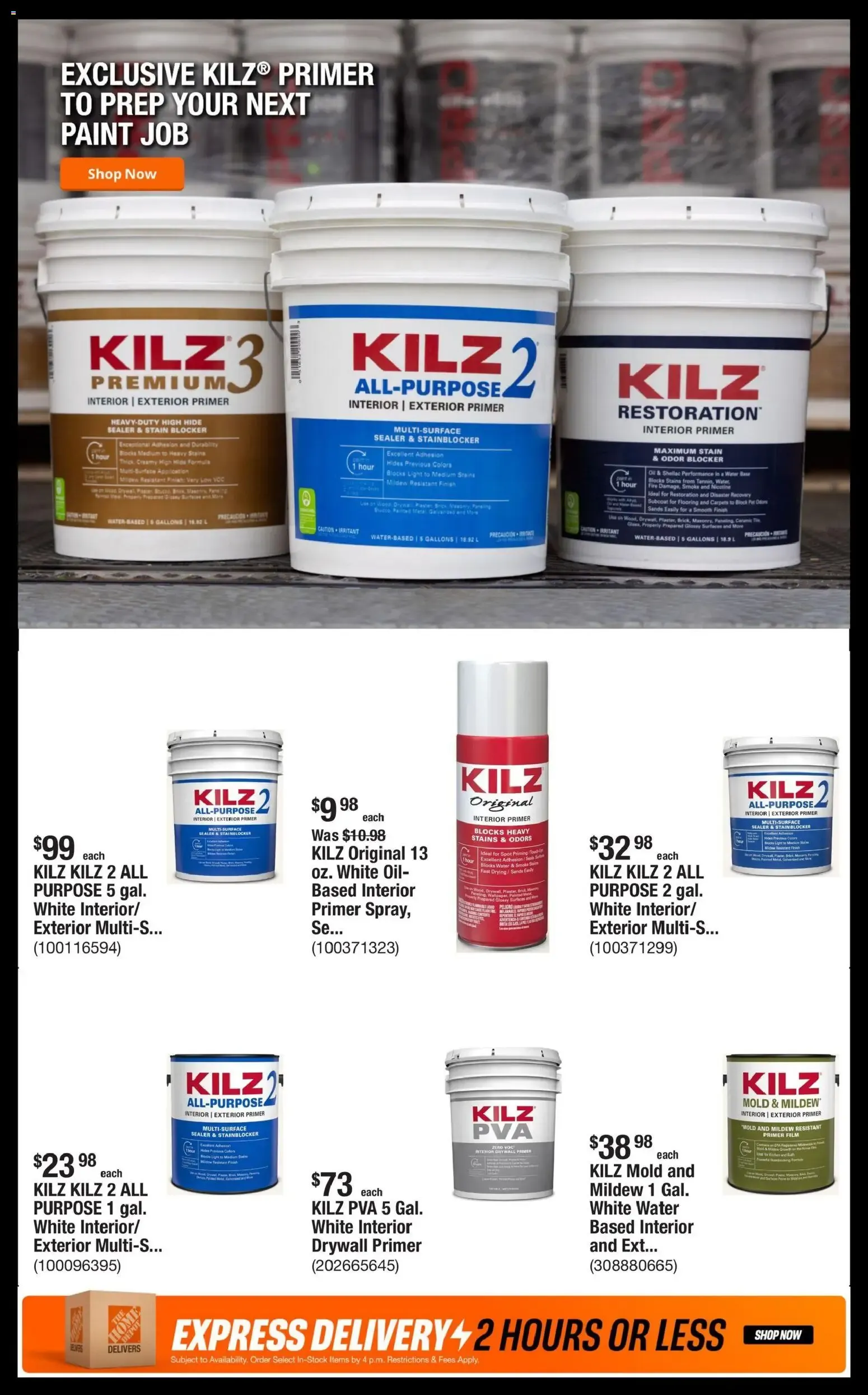 Weekly ad Home Depot Weekly Ad from 10/05/2026 - Flyer from October 5 to October 12 2026 - Page 2