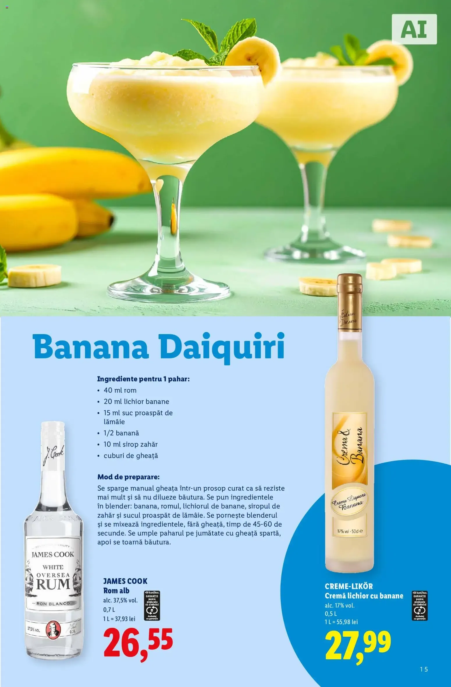 Catalog Băuturi pentru o vară distractivă. Știi că merită. de la 13 iulie până la 13 septembrie 2026 - Revista Pagina 15