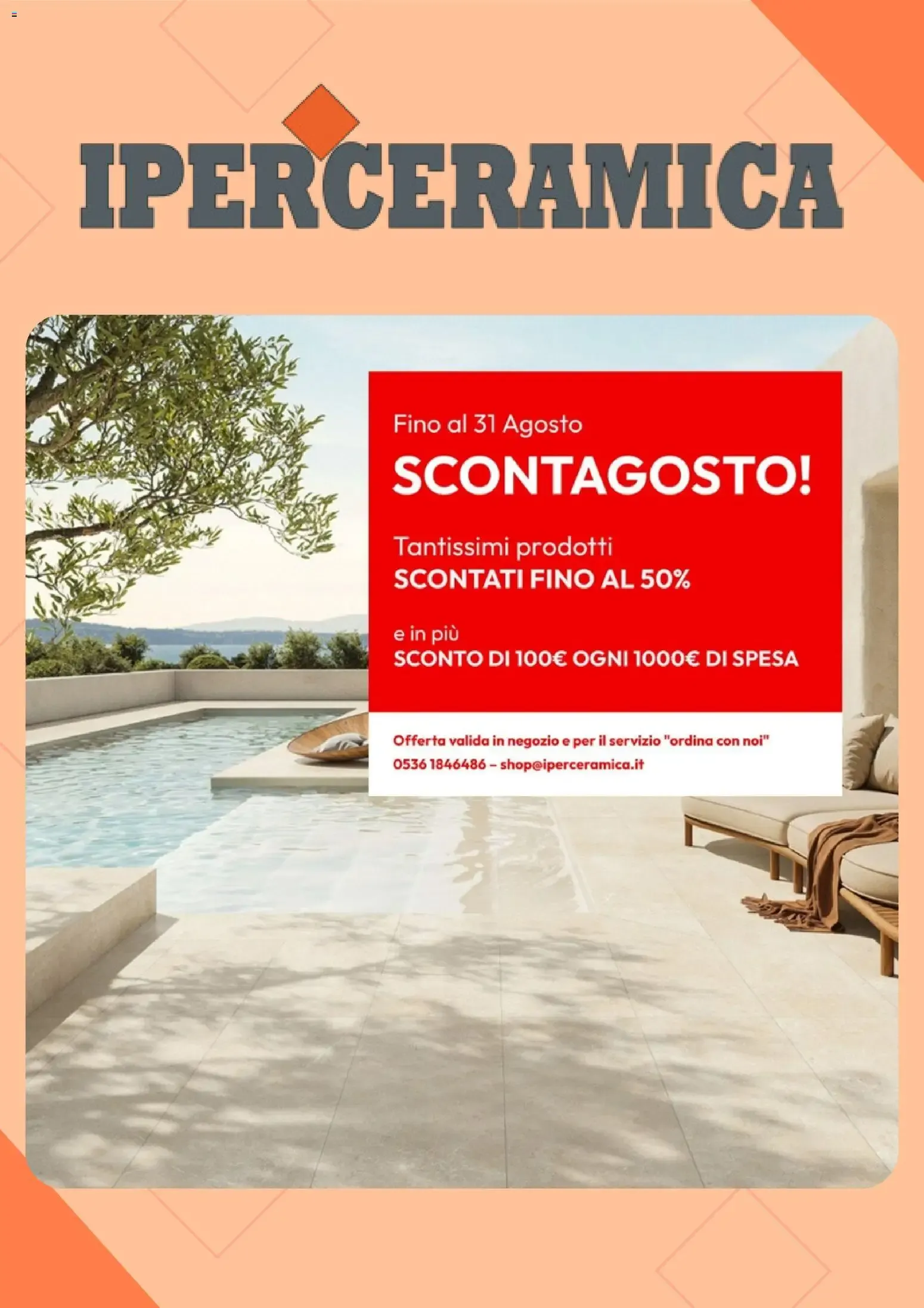 Iperceramica Scontagosto! da 1 agosto a 31 agosto di 2026 - Pagina del volantino 1