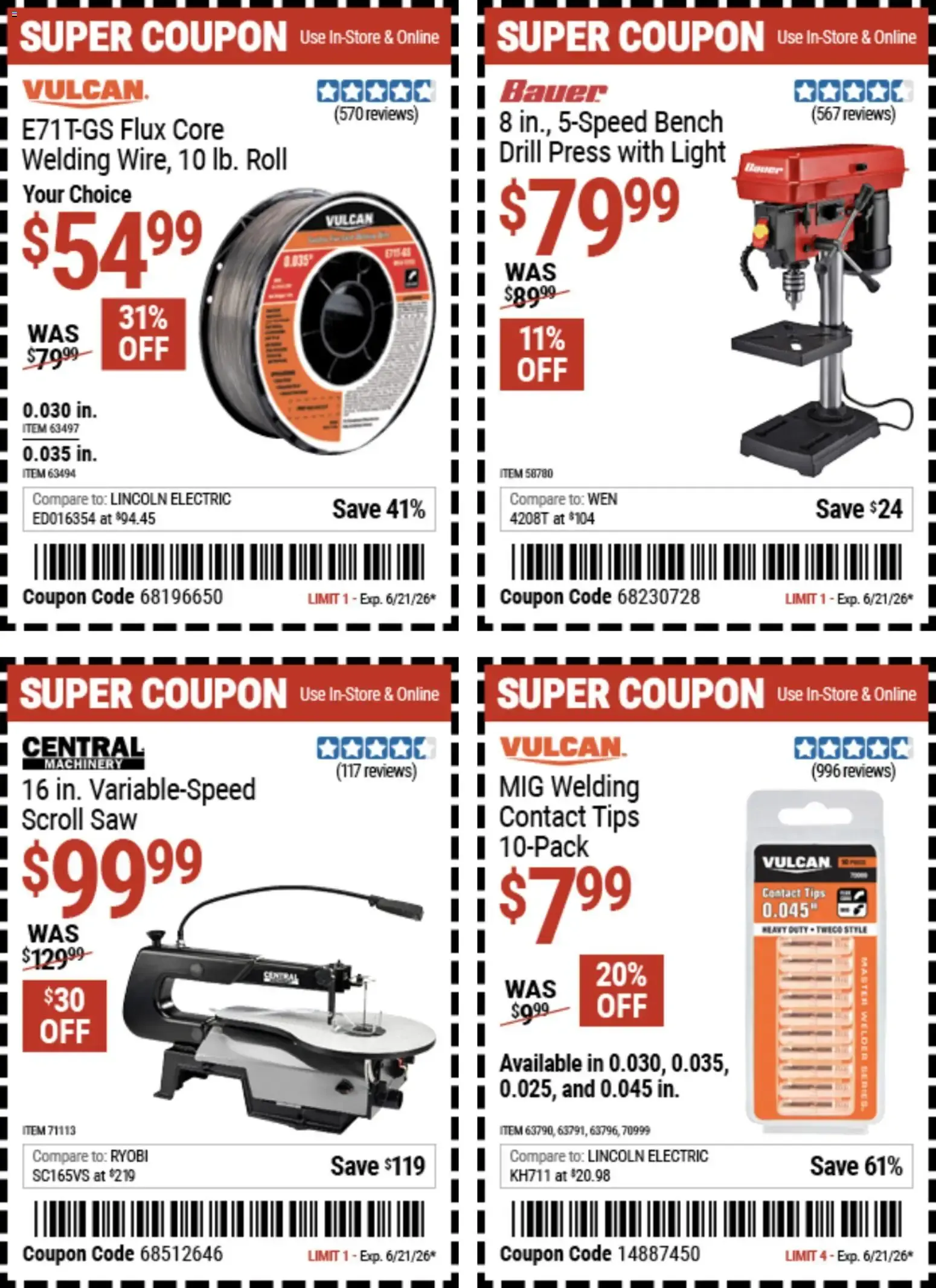 Weekly ad Harbor Freight Weekly Ad (06/08 - 06/21 2026) - Flyer from June 8 to June 21 2026 - Page 22