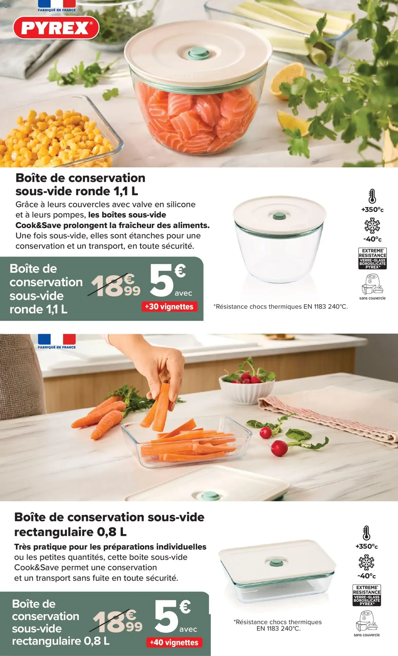 Carrefour Market Vignette pyrex à partir du 01/07/2026 - promo en ligne du 1 juillet au 6 septembre 2026 - Catalogue page 7