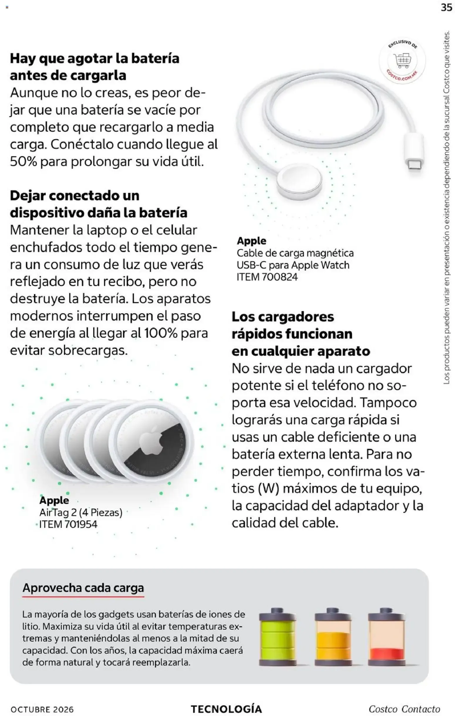 Catálogo de Costco Contacto: Navidad en Costco 1 de octubre al 31 de octubre 2026 - Pagina 35