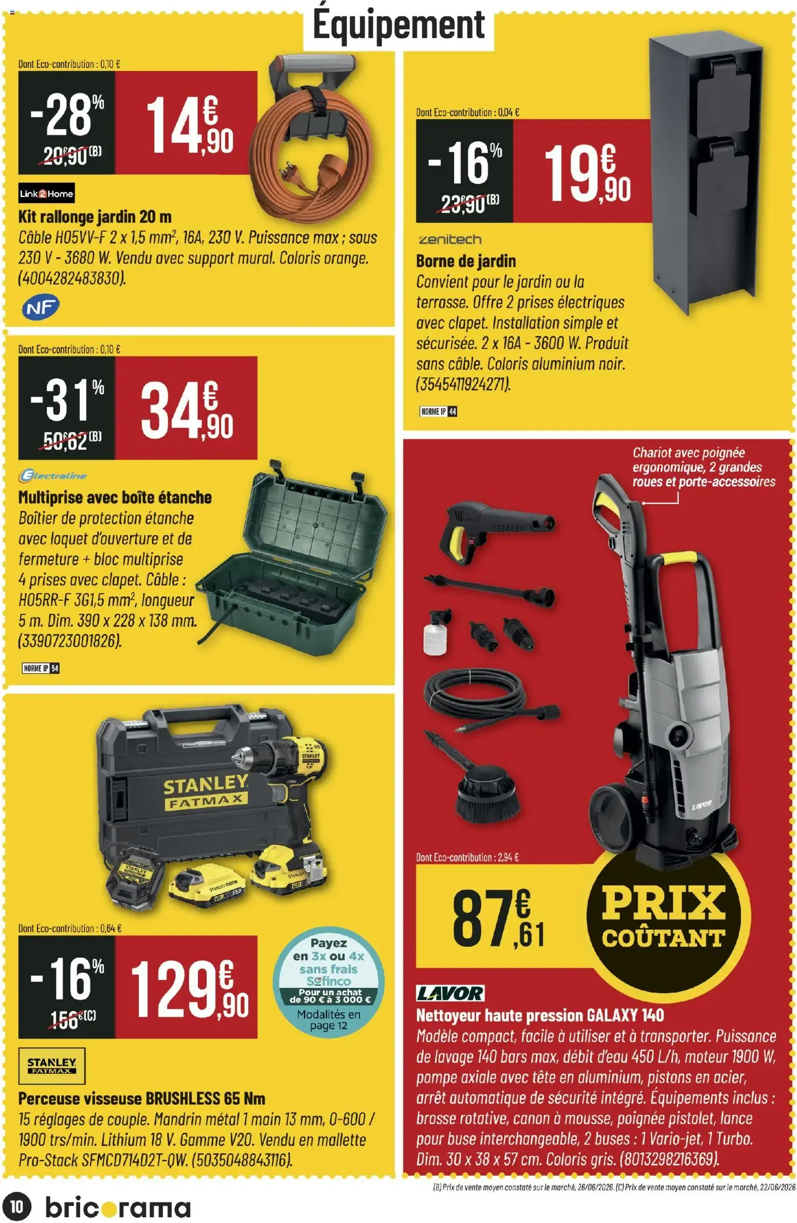 Bricorama catalogue à partir du 19/08/2026 - promo en ligne du 19 août au 30 août 2026 - Catalogue page 10