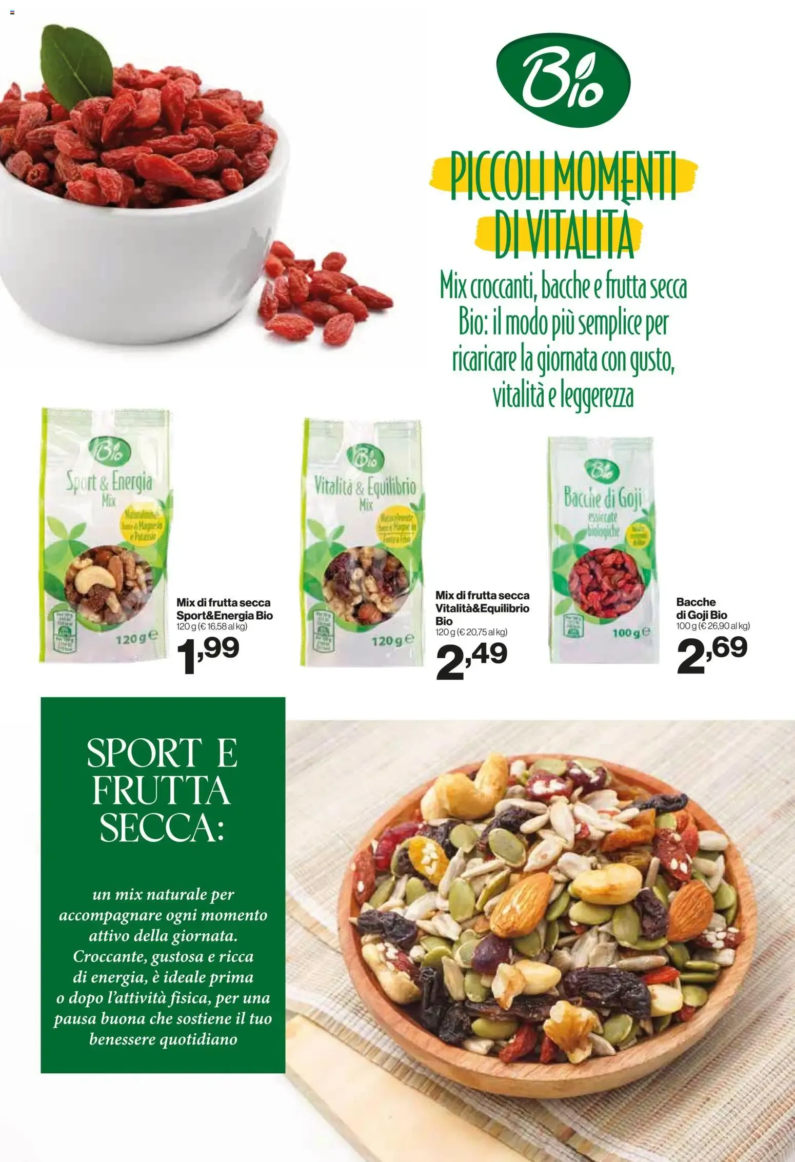 SAPORI&SORRISI: Scelta Bio, SAPORI VERI! da 21 ottobre a 1 novembre di 2026 - Pagina del volantino 8