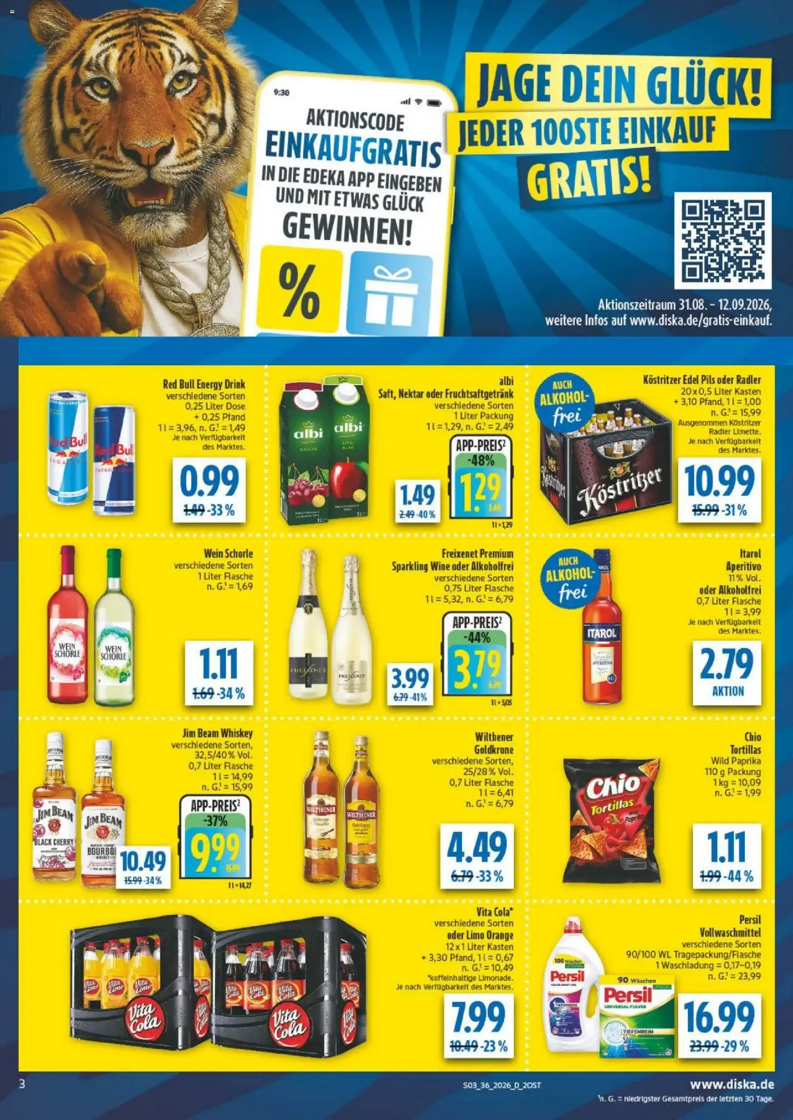 Diska Prospekt (ab 31.08.2026) zum Blättern von 31. August bis 5. September 2026 - Prospekt seite 3