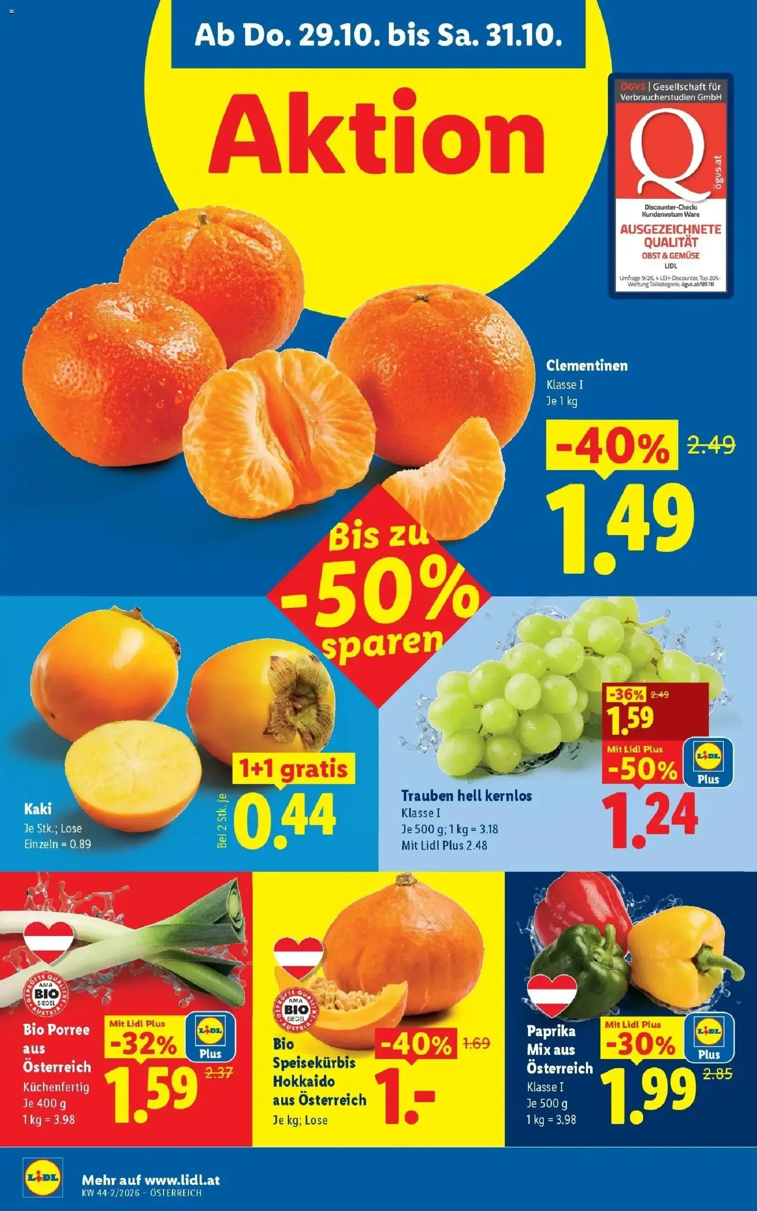 Lidl Flugblatt - Wien ab 25.10.2026 - Angebote ab donnerstag von 29. Oktober bis 31. Oktober 2026 - Flugblätt seite  4