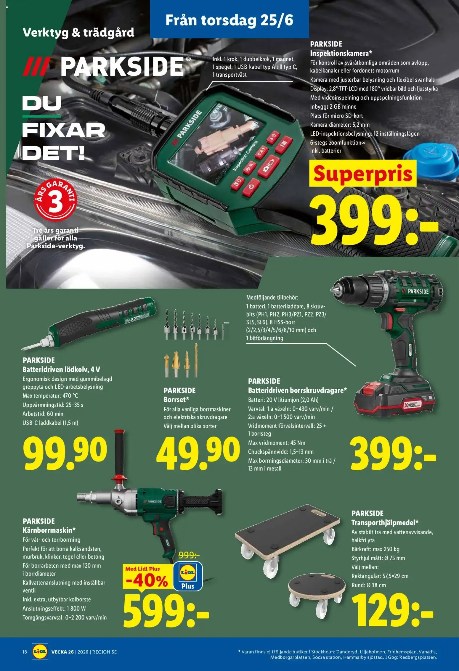 Lidl: Veckans erbjudanden 22/6-28/6 från 22 juni till 28 juni 2026 - Reklamblad sidor 20