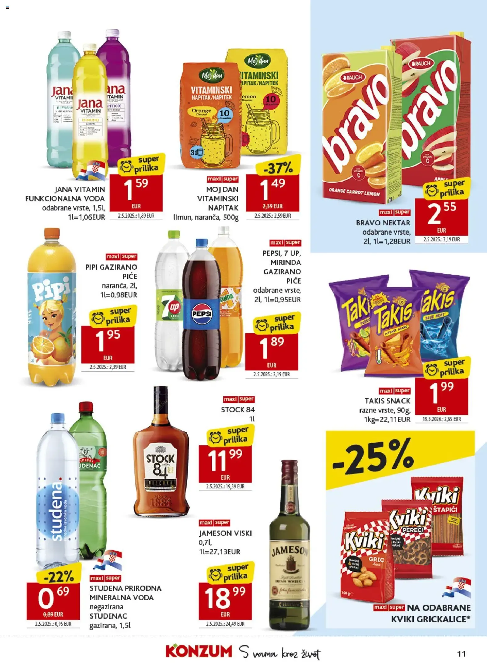 Katalog Konzum Katalog novi od 15.07.2026 na listanje > letak digitalni od 15. srpnja do 21. srpnja 2026. - Pregled Stranica 11