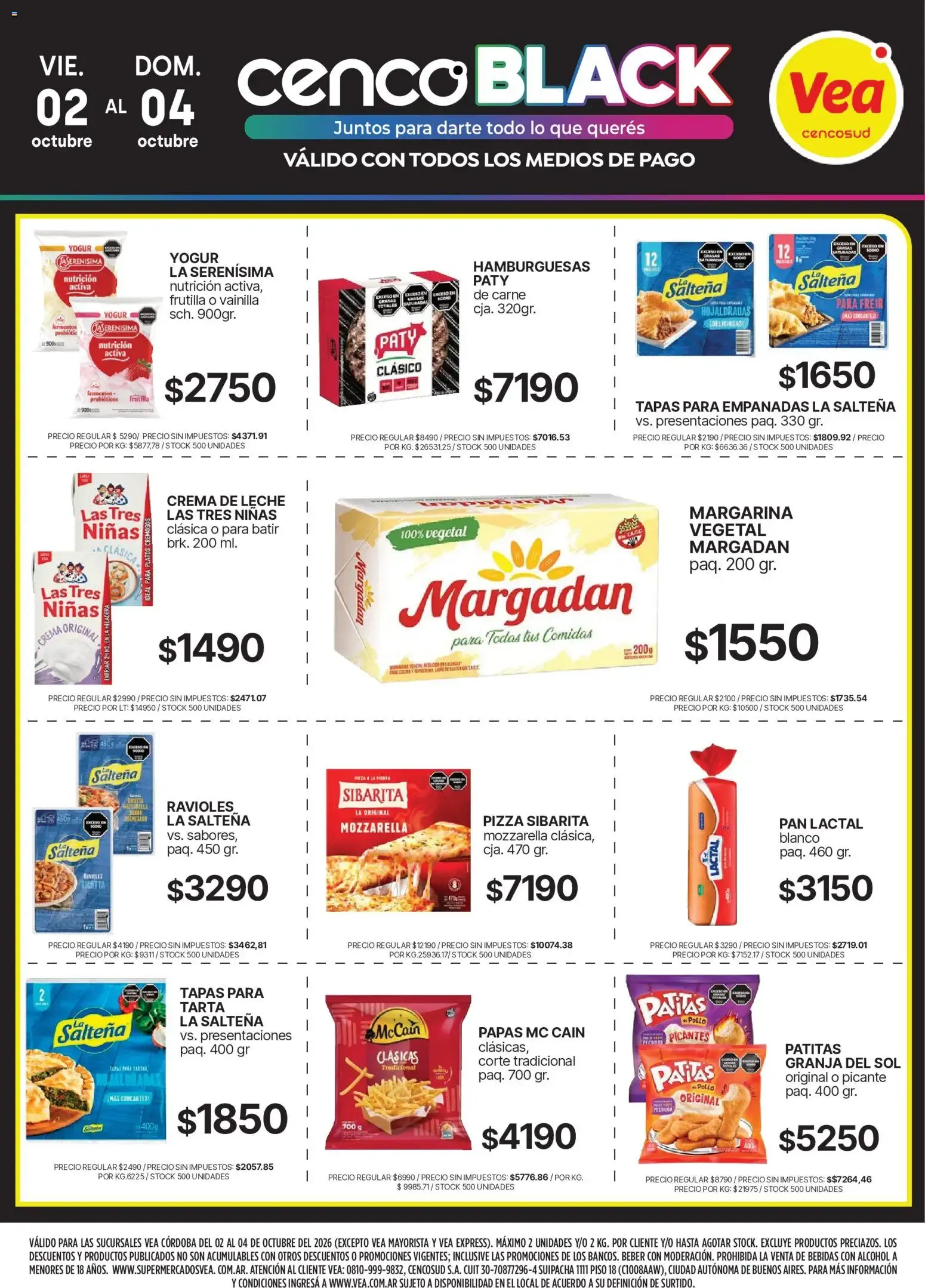 Ofertas de Vea - CENCOBLACK | Córdoba del 02/10/2026 - 04/10/2026 2 de octubre al 4 de octubre 2026 - Página 8 del catálogo
