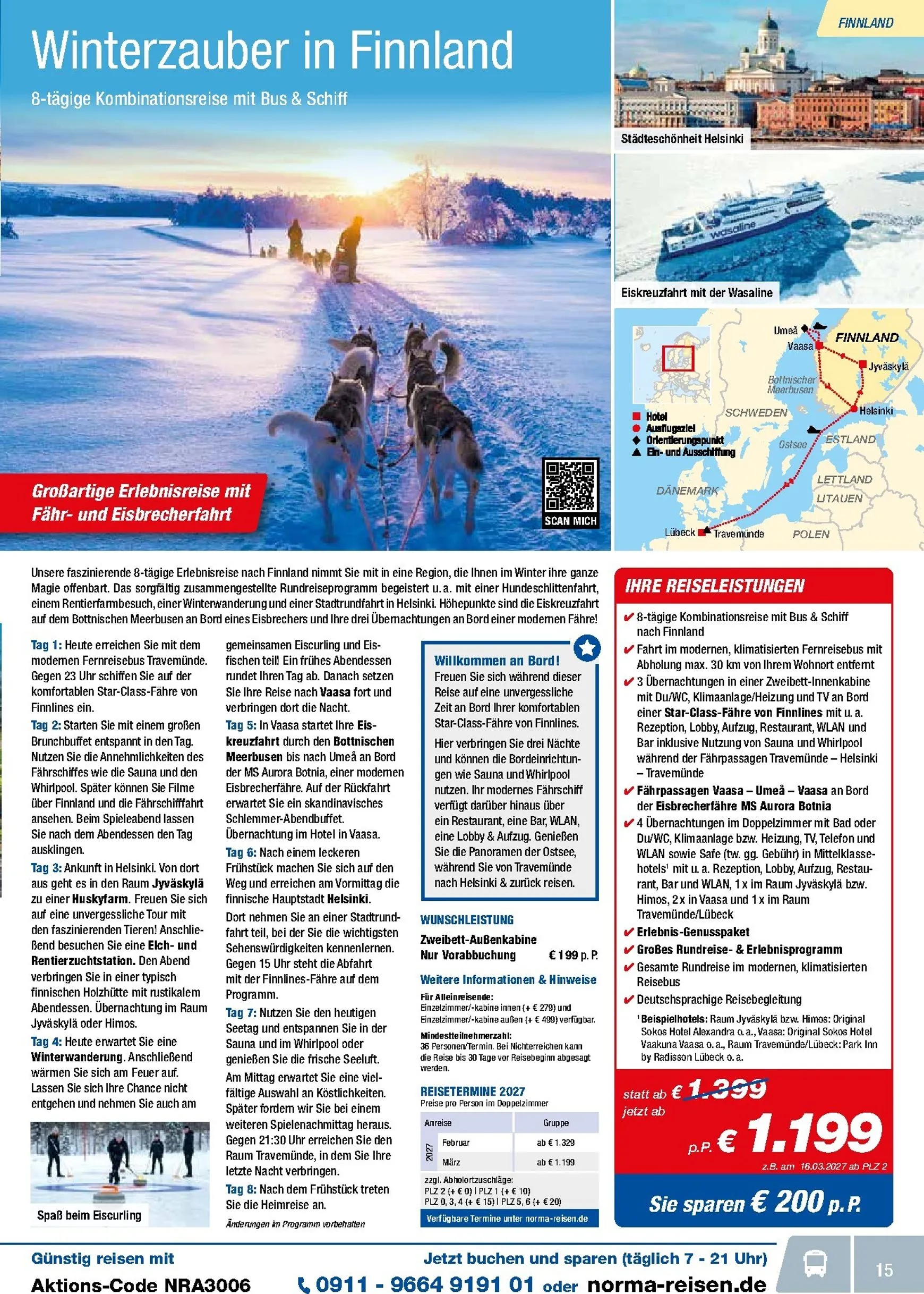Norma - Reisen Prospekt – von Montag 01.06.2026 bis Dienstag 30.06.2026 von 1. Juni bis 30. Juni 2026 - Prospekt seite 15