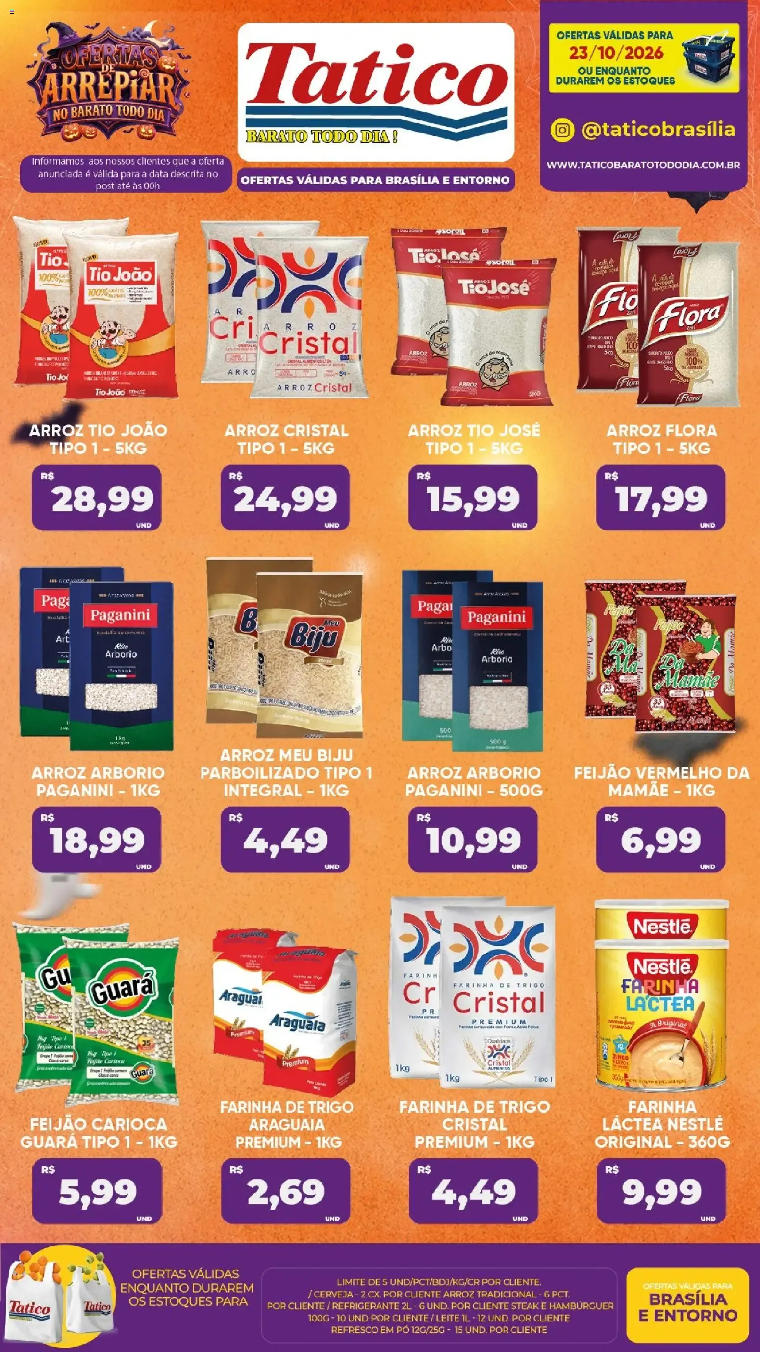 Encarte de Tatico ofertas do Dia de 23/10/2026 | Promoções Online 23 de outubro até 23 de outubro 2026 - Pagina 1