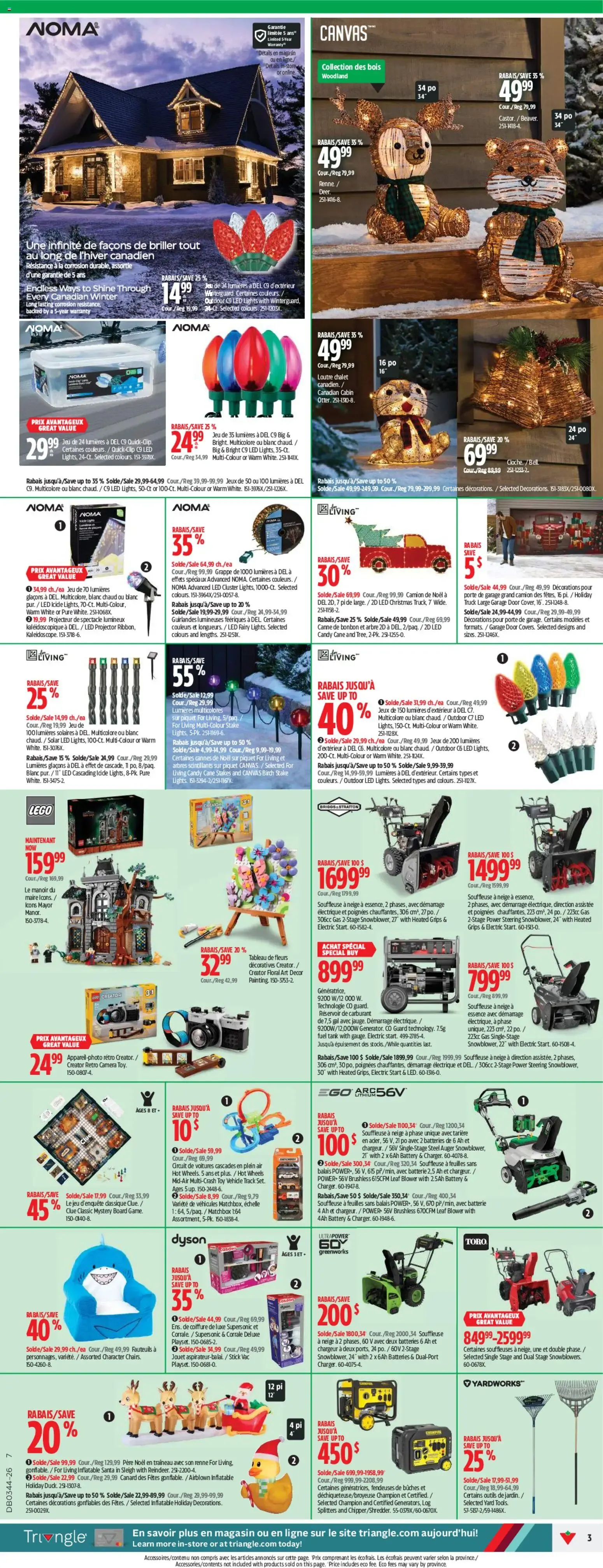 Canadian Tire: Notre Magasin pour l'Automne from October 29 to November 4 2026 - flyer page 3