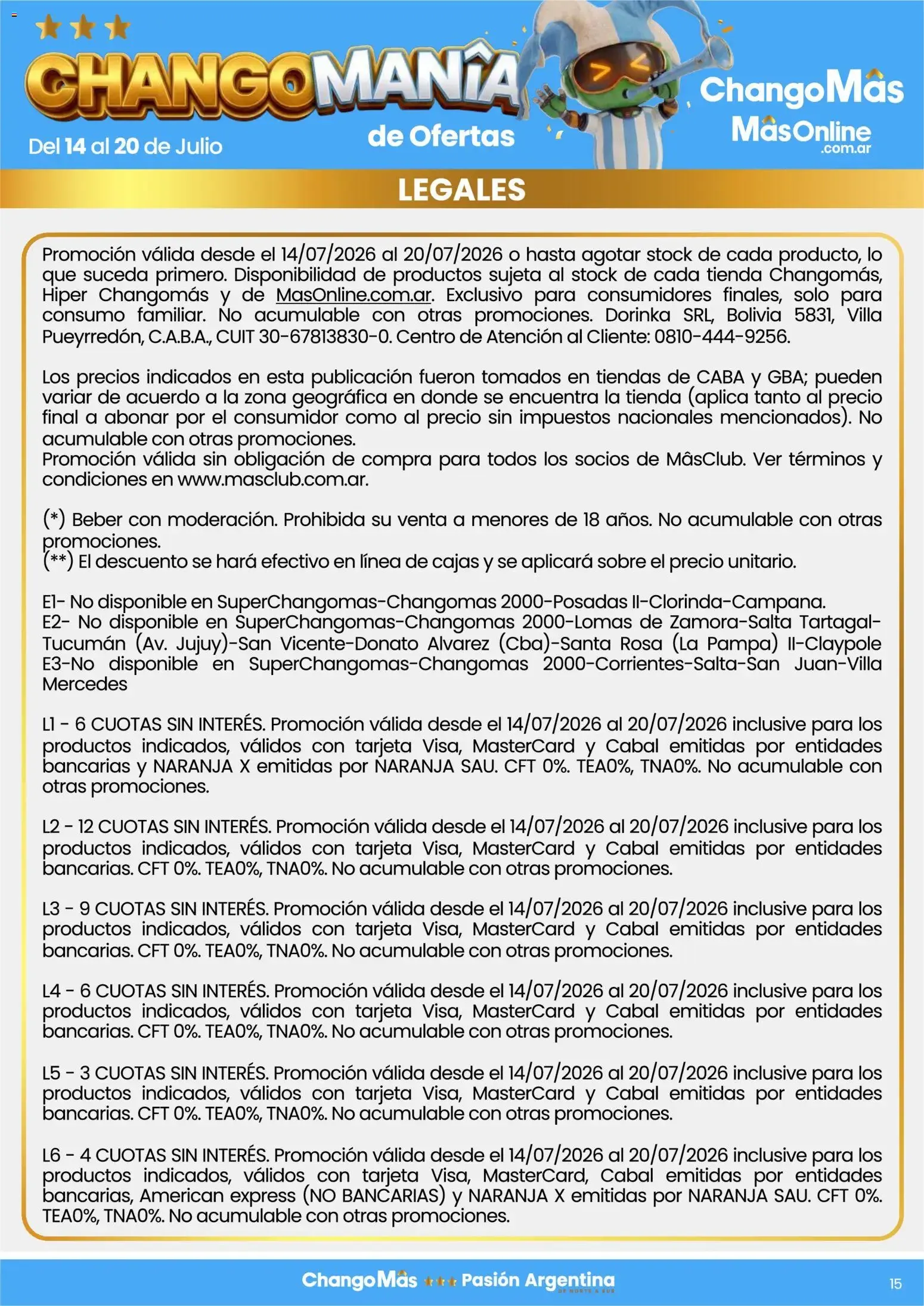 Ofertas de CHANGOMANIA 14 de julio al 20 de julio 2026 - Página 15 del catálogo