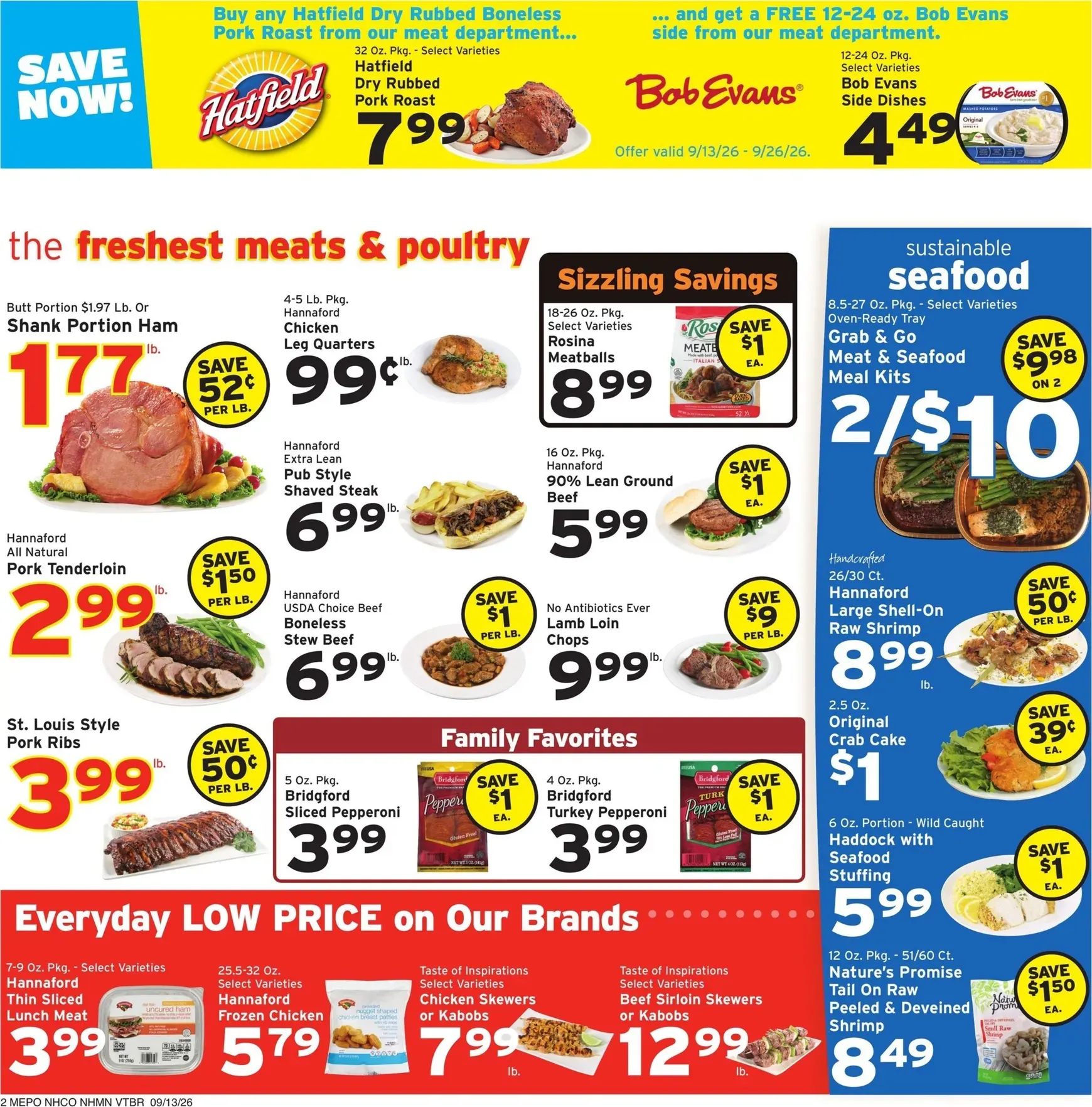 Weekly ad Current Hannaford leaflet valid from Sunday 09/13/2026 to Saturday 09/19/2026 from September 13 to September 19 2026 - Page 2
