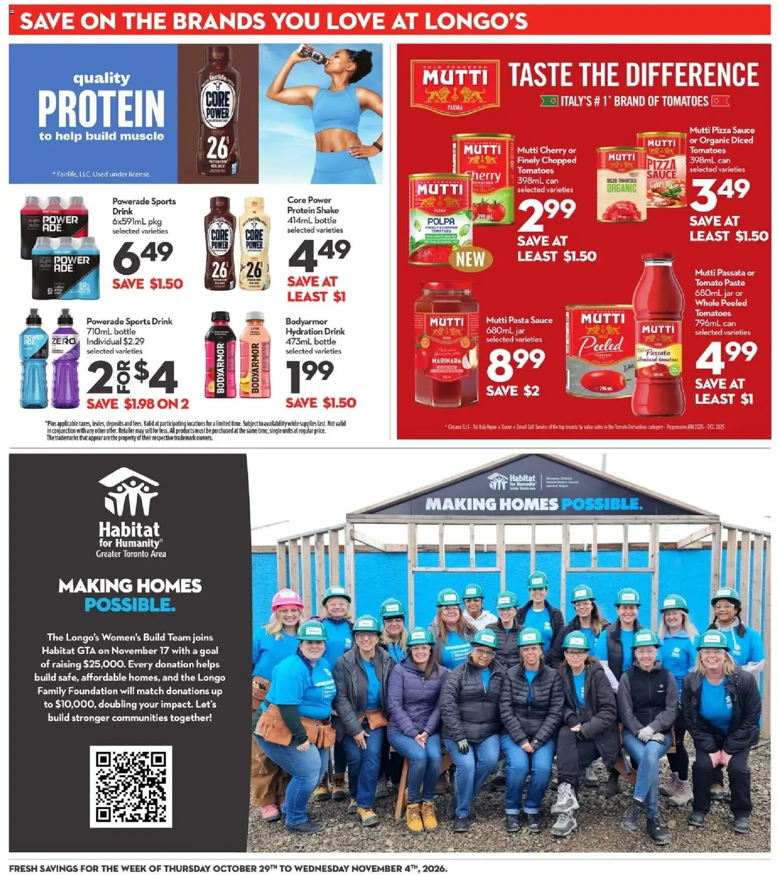 Longo's weekly flyer / circulaire from Oct 29, 2026 > weekly specials & deals from October 29 to November 4 2026 - flyer page 20