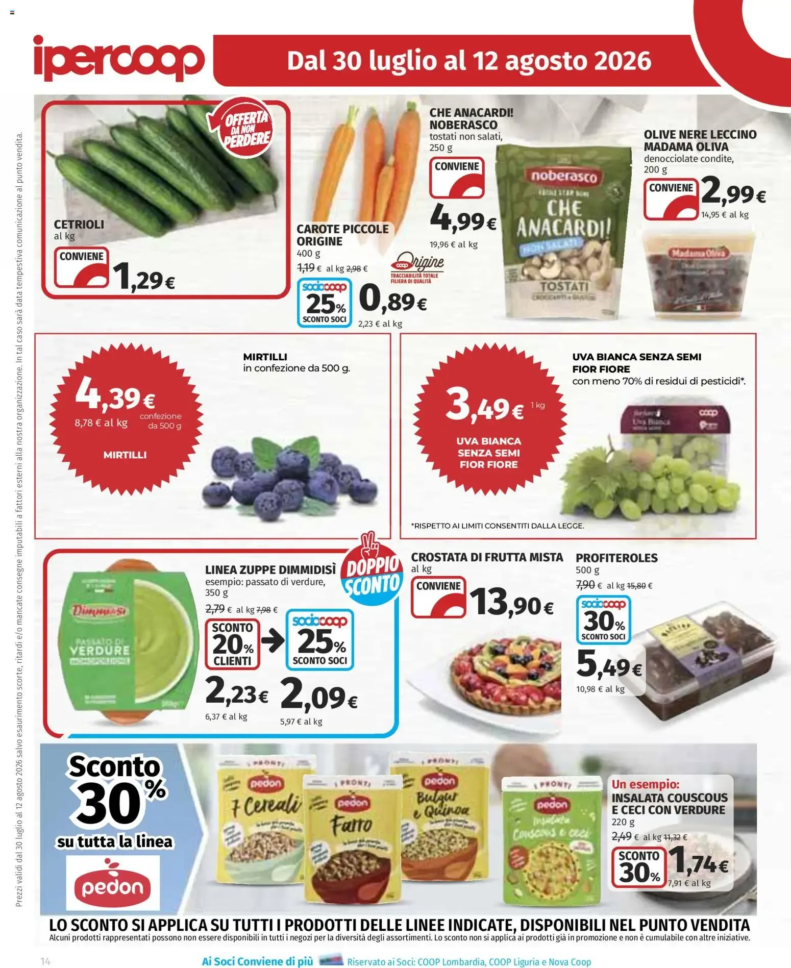 Anteprima volantino Ipercoop dal 30/07/2026 - nuovo offerte da 30 luglio a 12 agosto di 2026 - Pagina del volantino 14