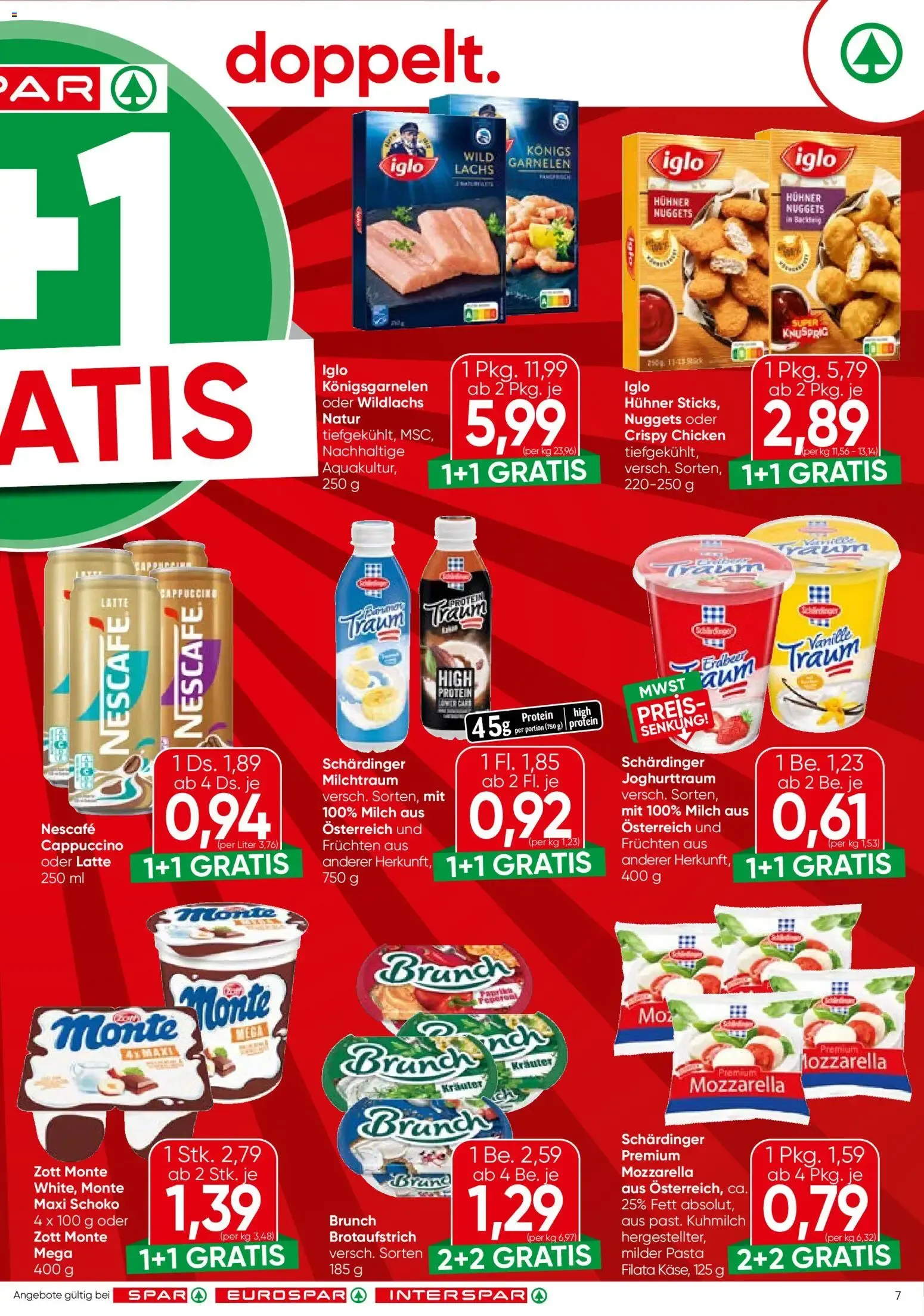 Spar Flugblatt (24.09.2026) - Angebote und Prospekt von 24. September bis 7. Oktober 2026 - Flugblätt seite 7