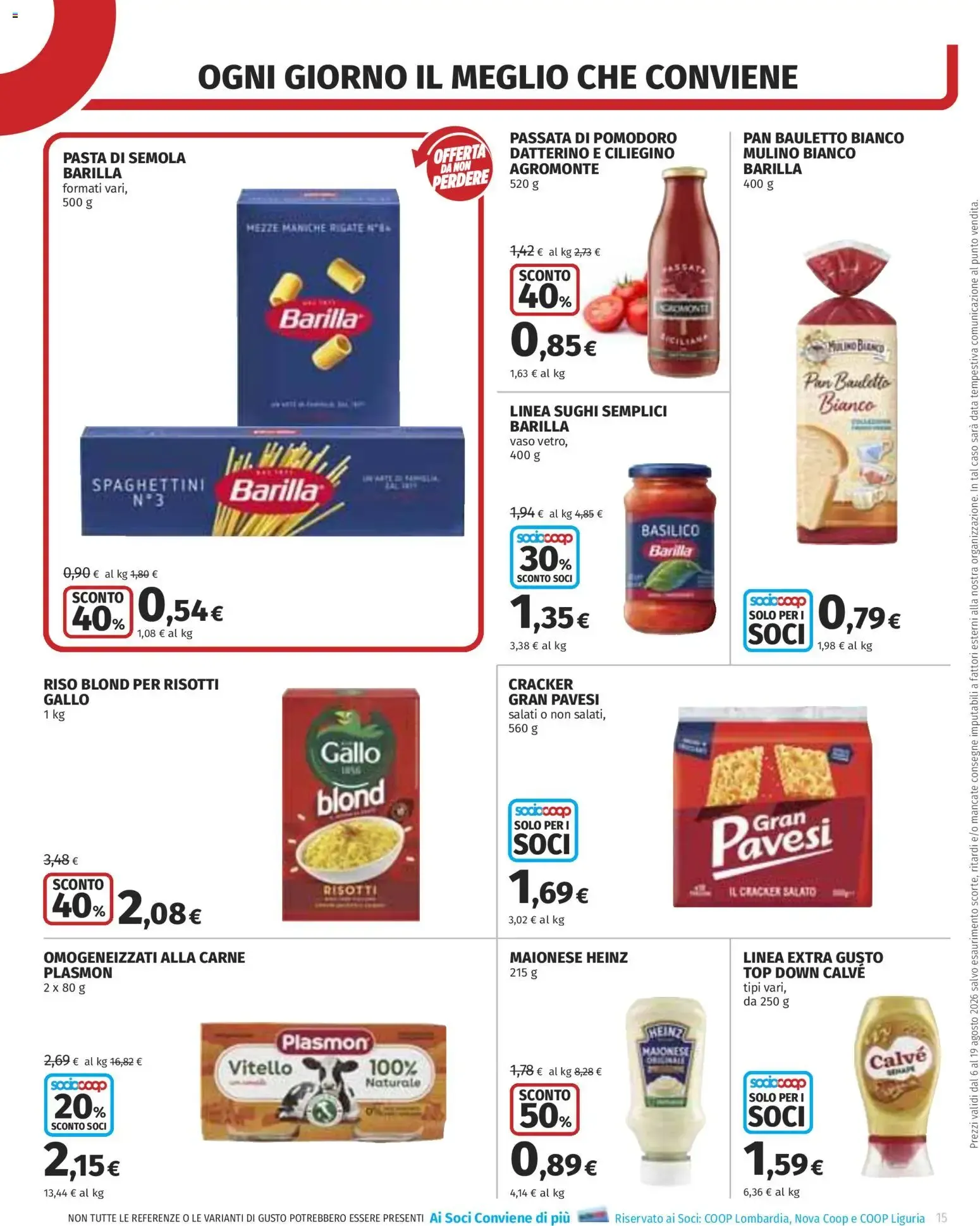 Volantino COOP Anteprima dal 06/08/2026 > NUOVO Promozioni da 6 agosto a 19 agosto di 2026 - Pagina del volantino 15