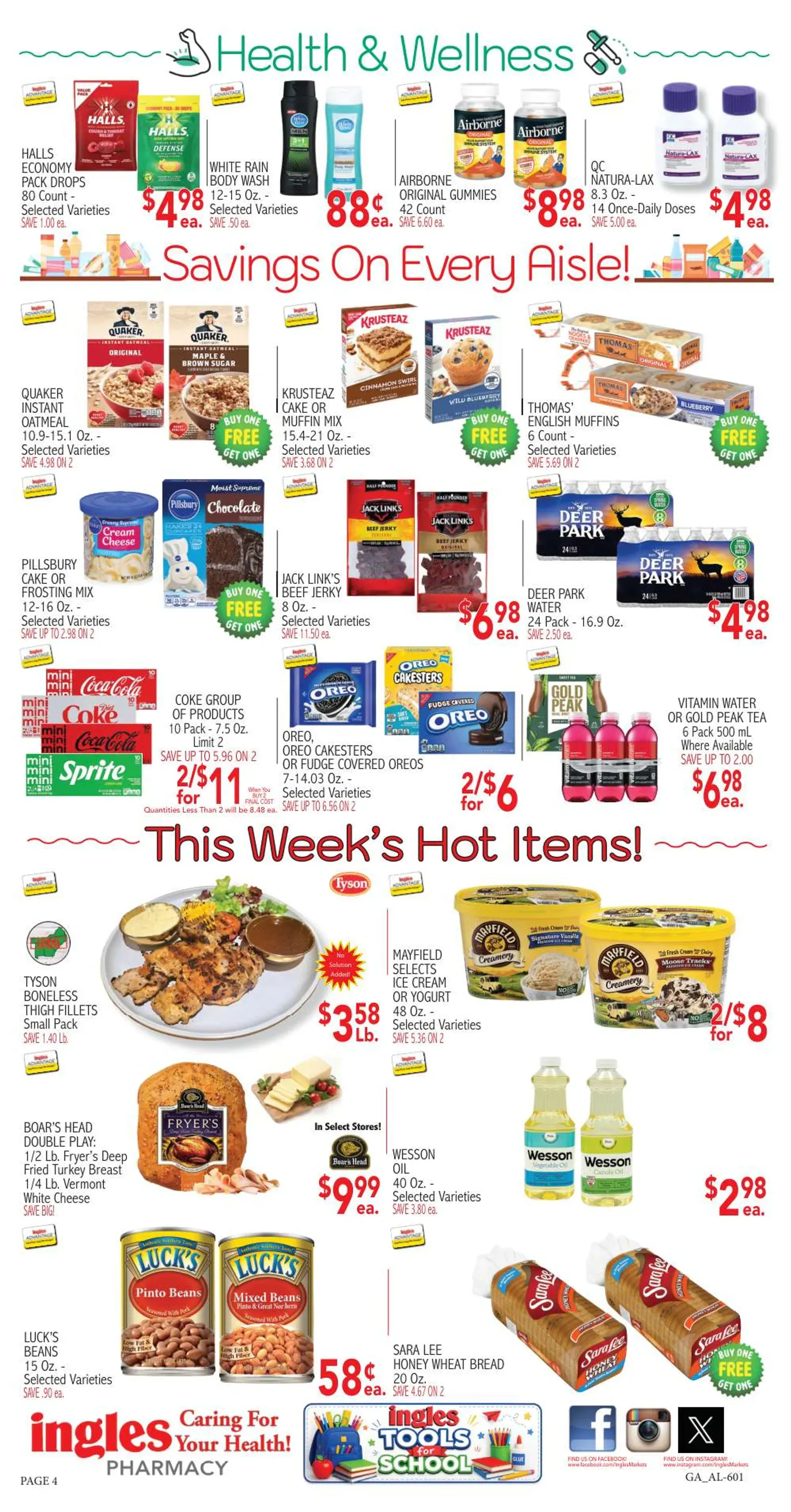 Weekly ad Current Ingles Markets leaflet valid from Wednesday 10/07/2026 to Tuesday 10/13/2026 from October 7 to October 13 2026 - Page 4