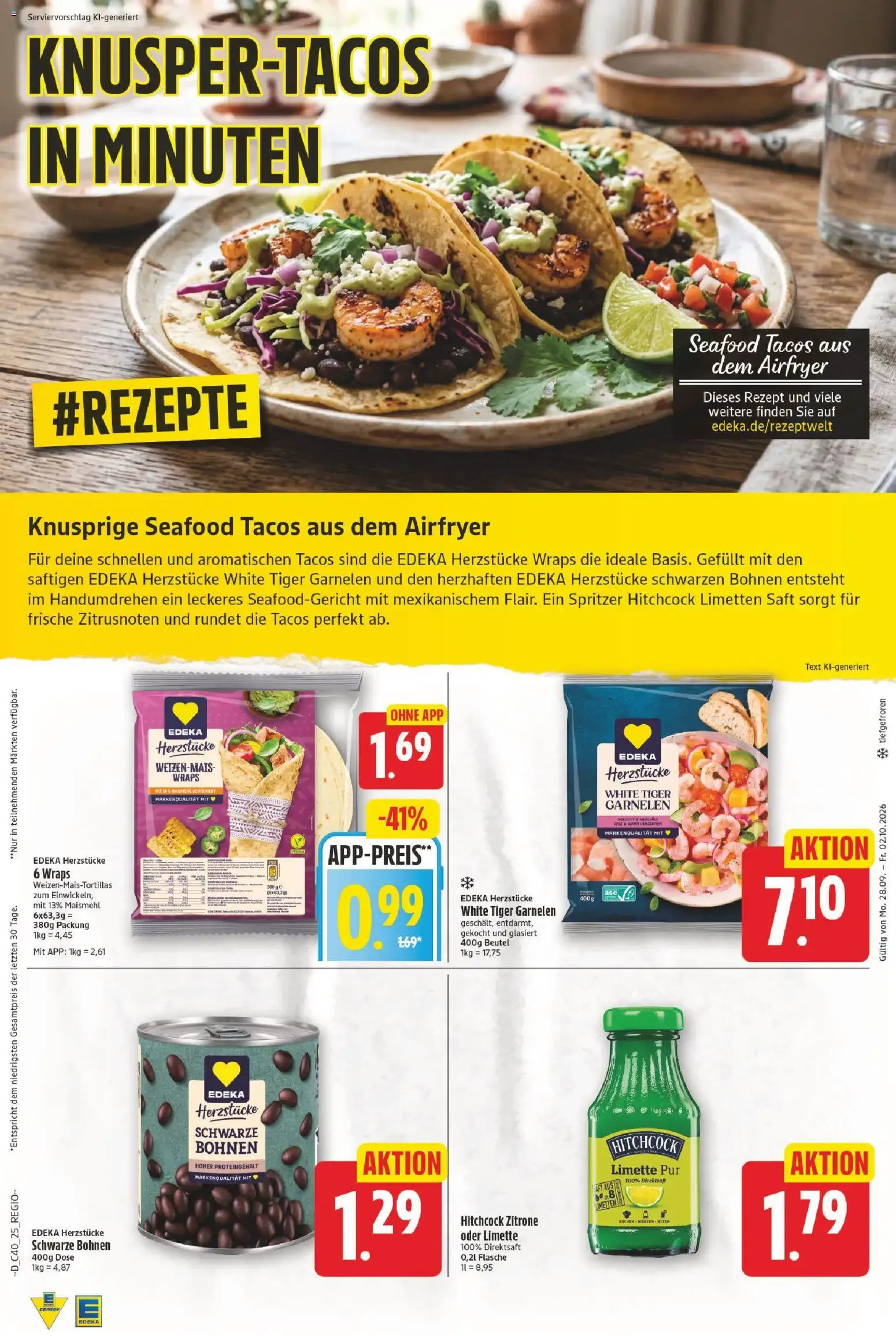 EDEKA Center - 20% Rabatt auf EDEKA Bio Milch-, Joghurt- und Quarkartikel von 28. September bis 2. Oktober 2026 - Prospekt seite 25