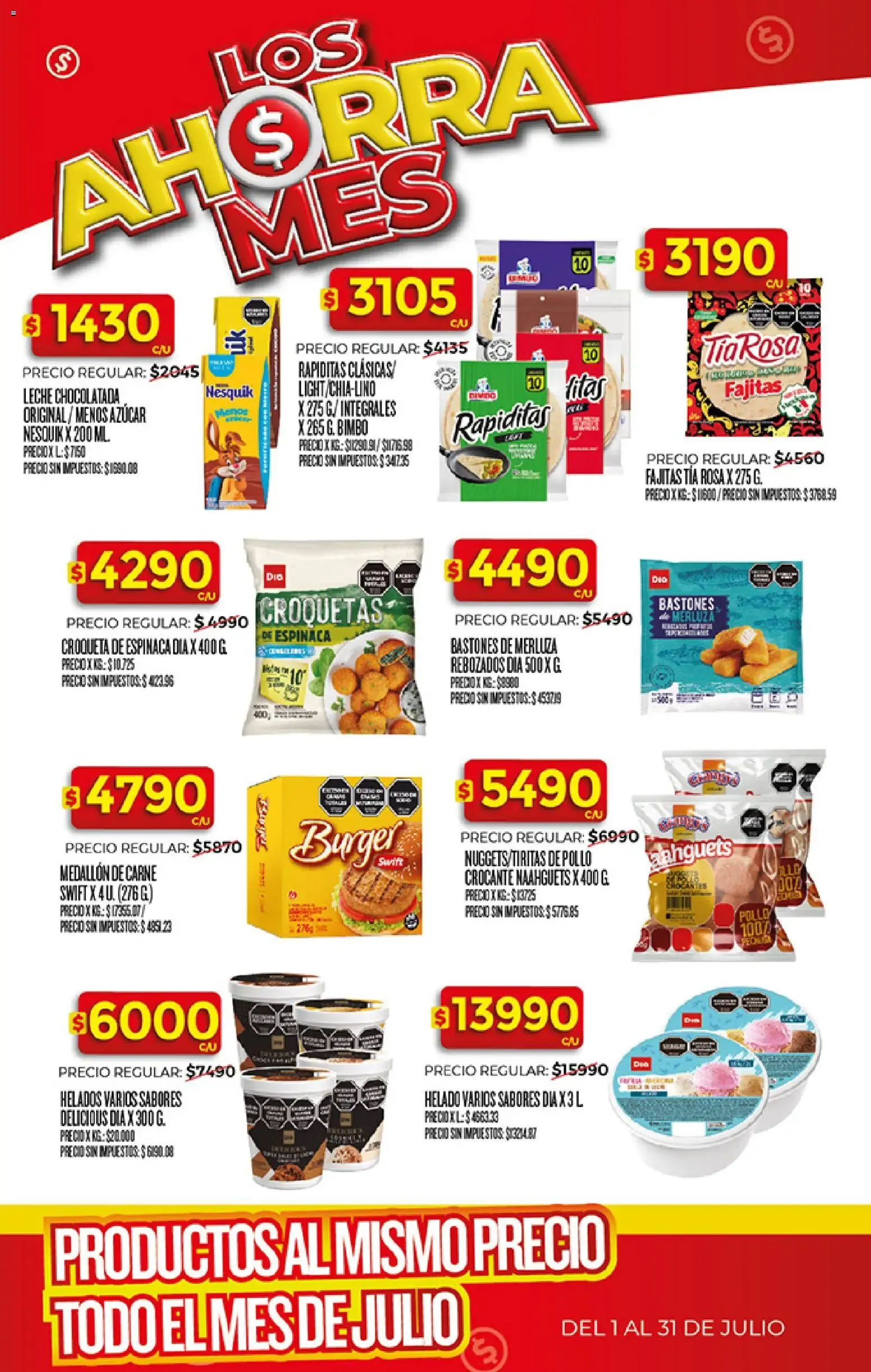 Ofertas de Los Ahorra Mes 1 de julio al 31 de julio 2026 - Página 28 del catálogo