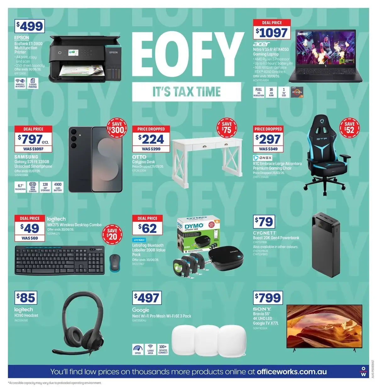 Officeworks EOFY Deals - 11/06/2026 > weekly / monthly specials - Catalogue valid from 11 June to 30 June 2026 - page 20