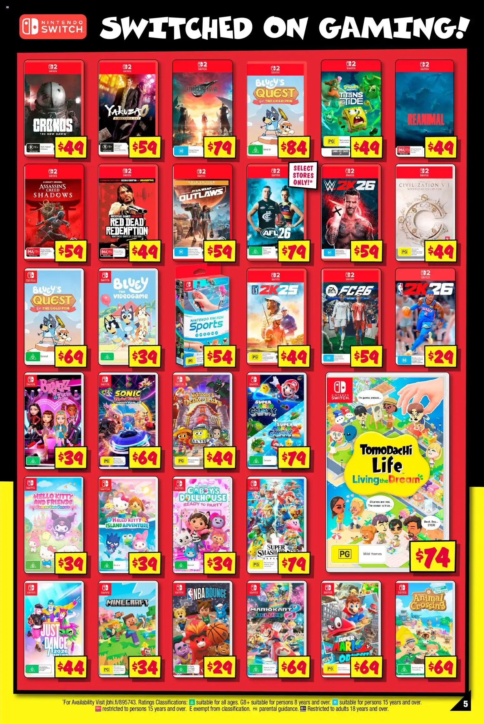 JB Hi-Fi Power up with Nintendo - Catalogue valid from 9 July to 29 July 2026 - page 5