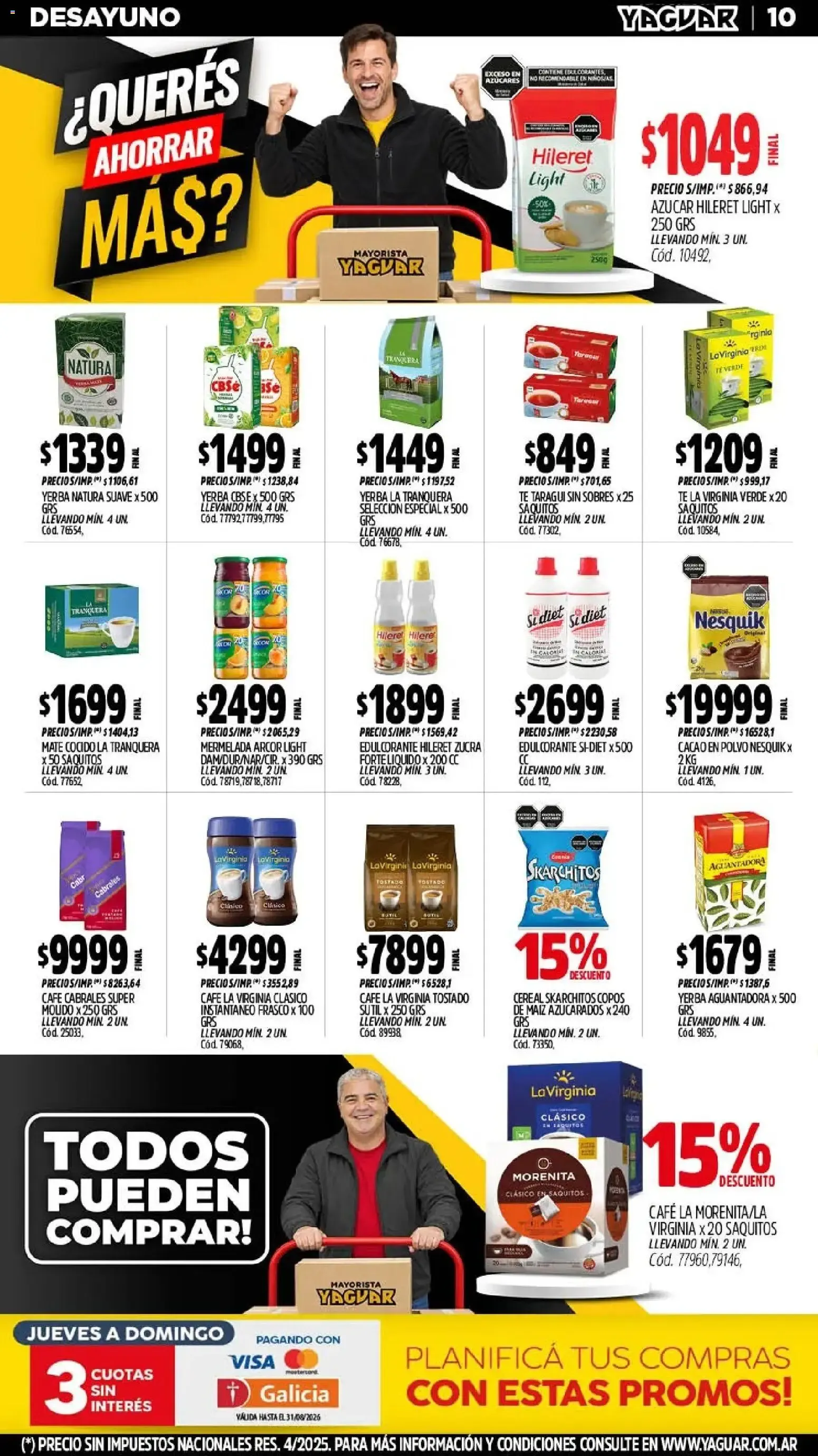 Ofertas de Mayorista Yaguar - Agosto Rinde Más! 24 de agosto al 30 de agosto 2026 - Página 11 del catálogo