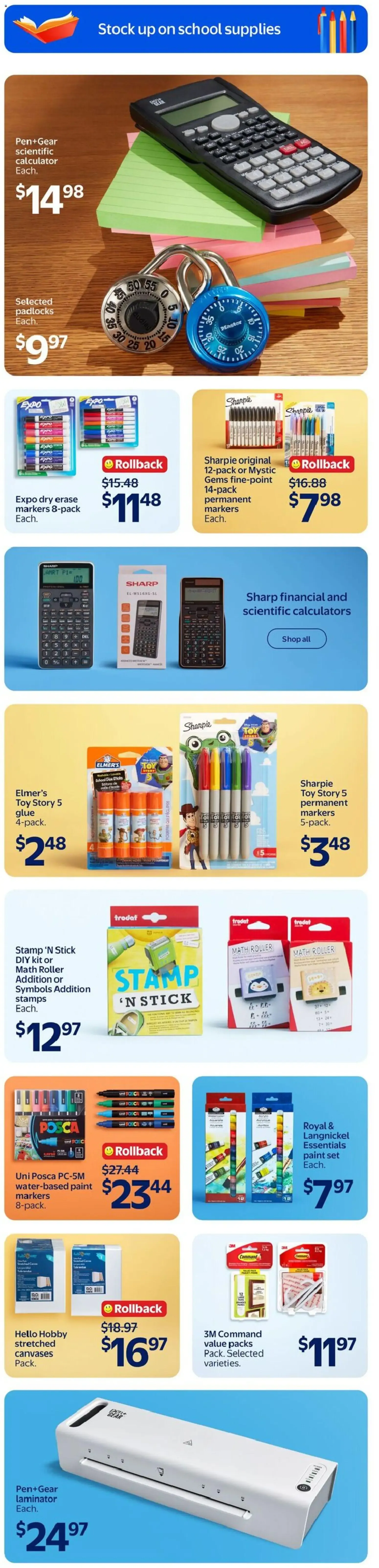 Walmart flyer - Back to school from Aug 20, 2026 > weekly specials & deals from August 20 to August 26 2026 - flyer page 6