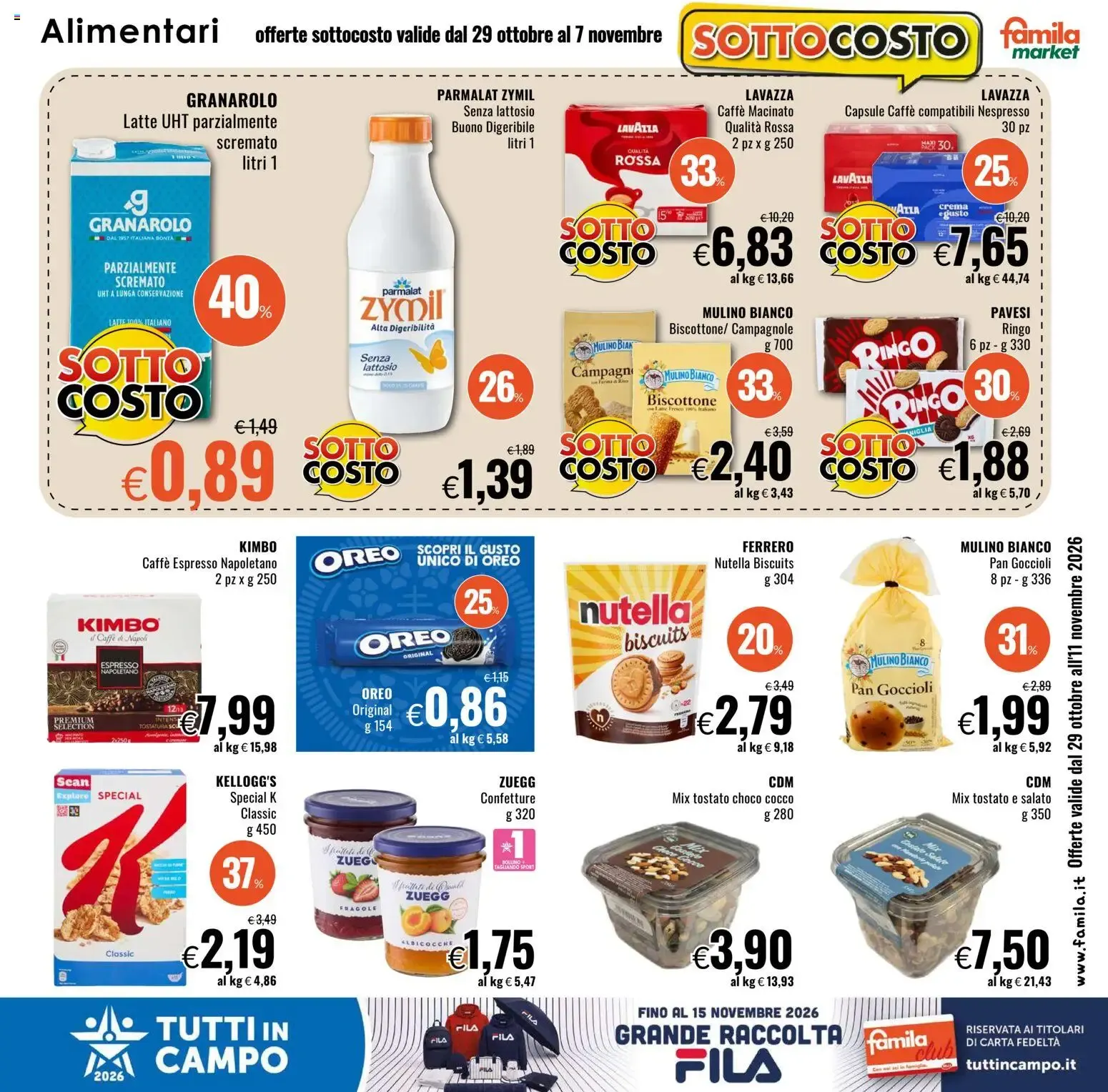 Nuovo Famila volantino Market dal 29/10/2026 > offerte anteprima 🛍️ da 29 ottobre a 11 novembre di 2026 - Pagina del volantino 5