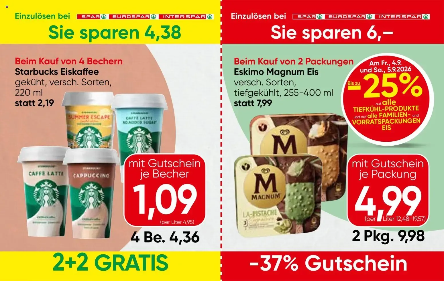 Spar Gutscheinheft (03.09.2026) - Angebote und Prospekt von 3. September bis 23. September 2026 - Flugblätt seite 5