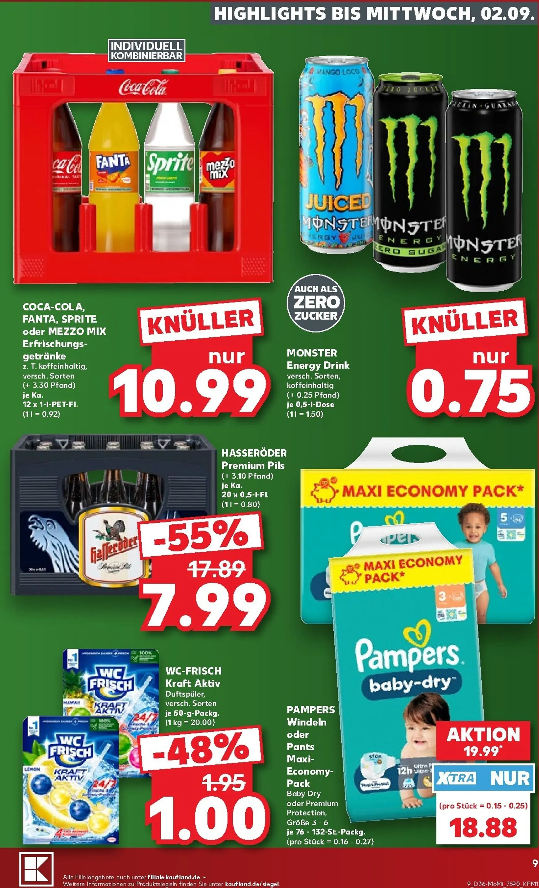 Kaufland - Richtig Sparen Prospekt – von Montag 31.08.2026 bis Mittwoch 02.09.2026 von 31. August bis 2. September 2026 - Prospekt seite 9