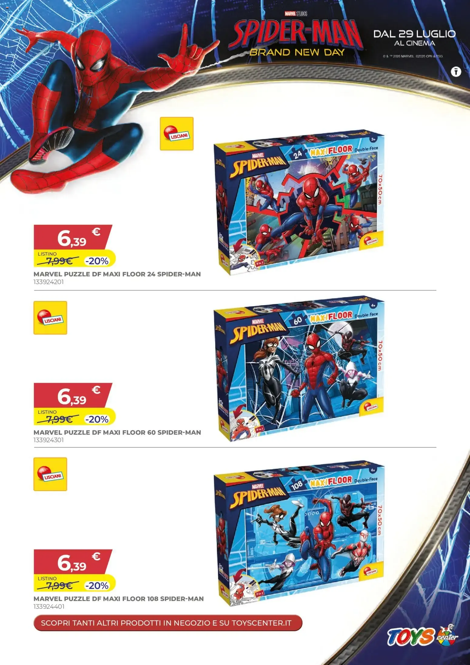 Toys Center Film Festival -20% en productos Spider-Man da 21 luglio a 3 agosto di 2026 - Pagina del volantino 8