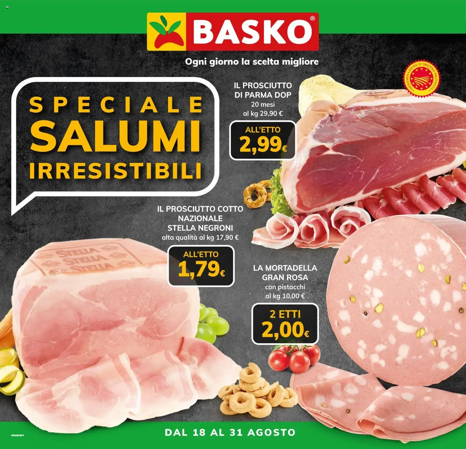Speciale Salumi Irresistibili da 18 agosto a 31 agosto di 2026 - Pagina del volantino 1