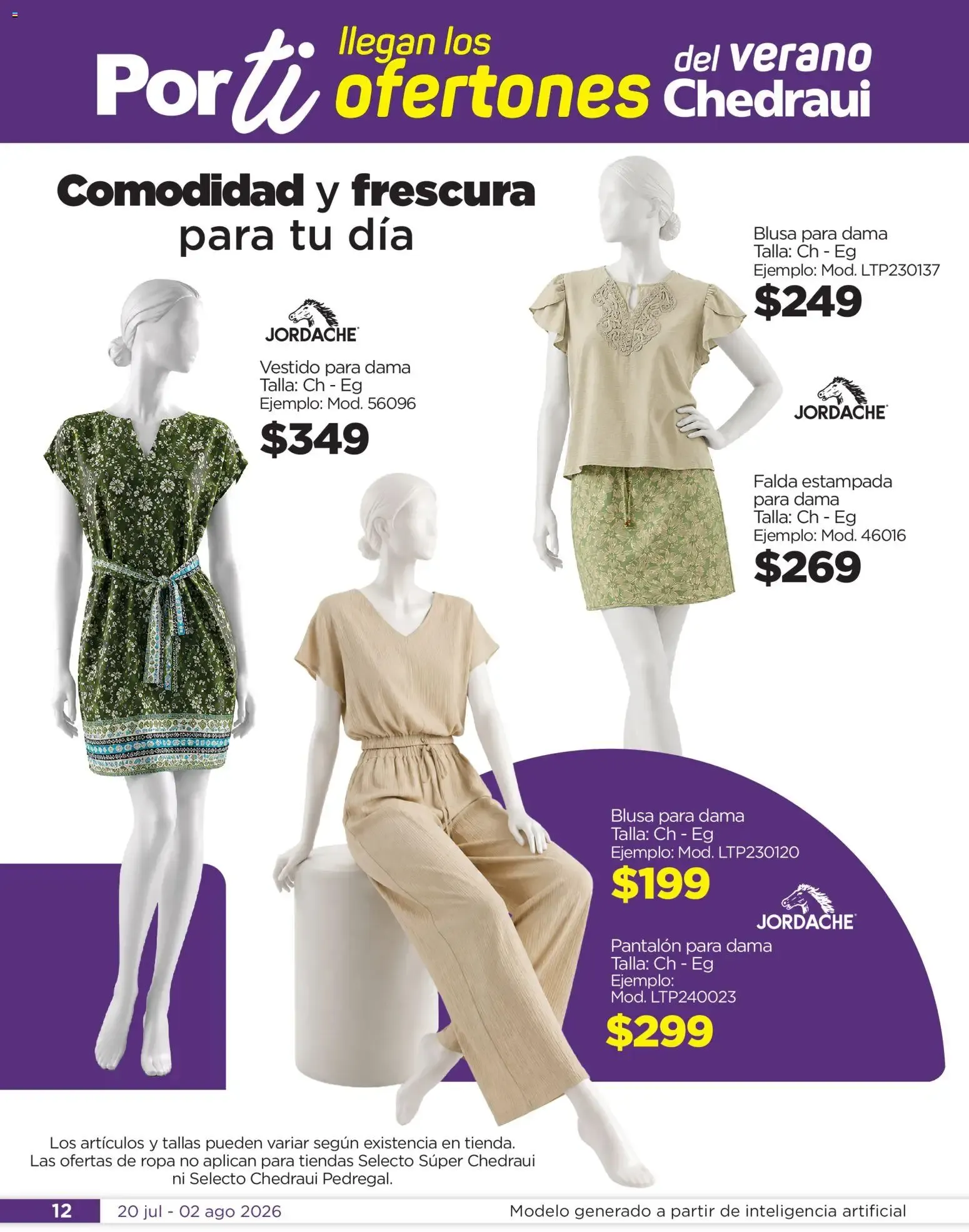 Catálogo de Chedraui folleto Por Ti ofertones de verano (20/07/2026 - 02/08/2026) - catálogo en línea 20 de julio al 2 de agosto 2026 - Pagina 12
