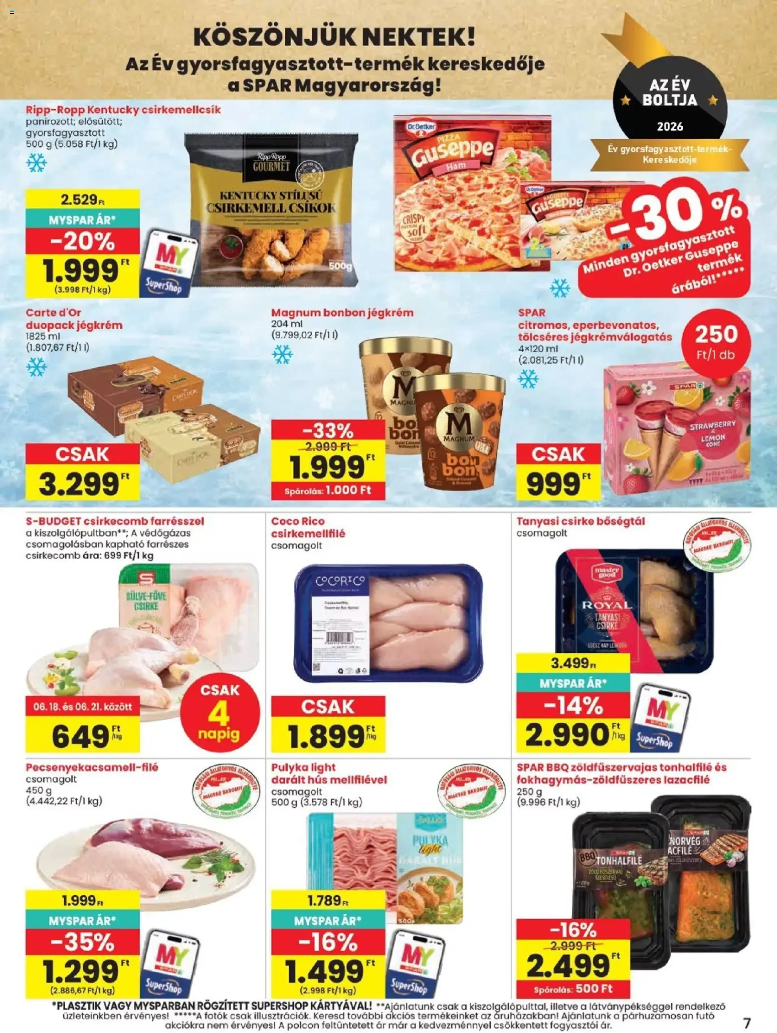 Katalógus Spar akciós újság - Születnapi szenzáció! június 18.-tól június 24.-ig 2026. - Oldal 7