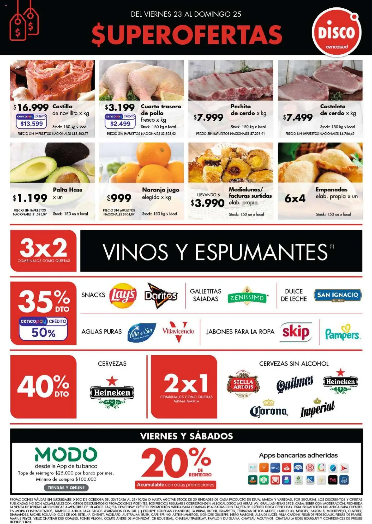 Ofertas de Disco - Ofertas | Córdoba del 23/10/2026 - 25/10/2026 23 de octubre al 25 de octubre 2026 - Página 1 del catálogo