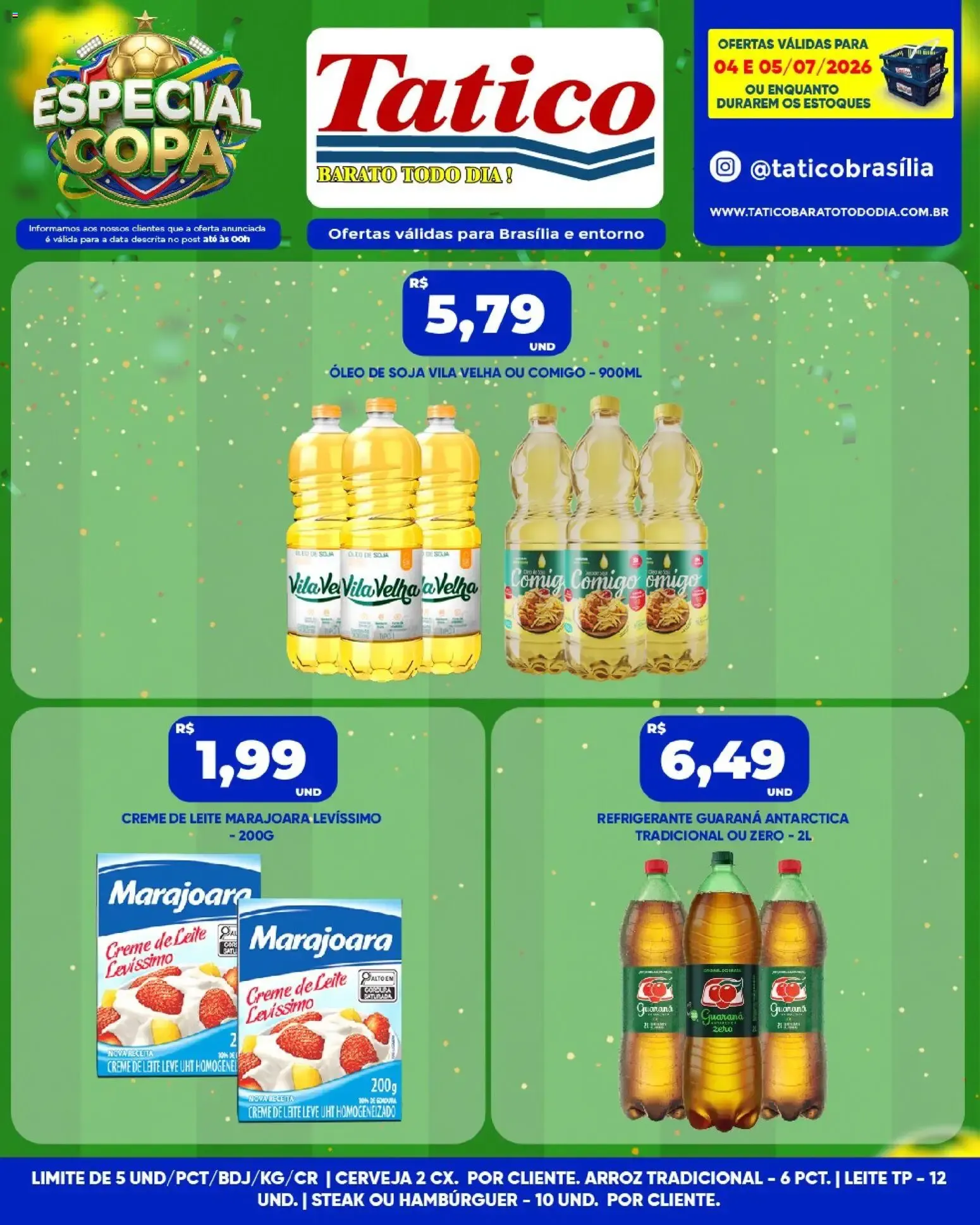 Encarte de Tatico ofertas Fim de Semana de 04/07/2026 | Promoções Online 4 de julho até 5 de julho 2026 - Pagina 2