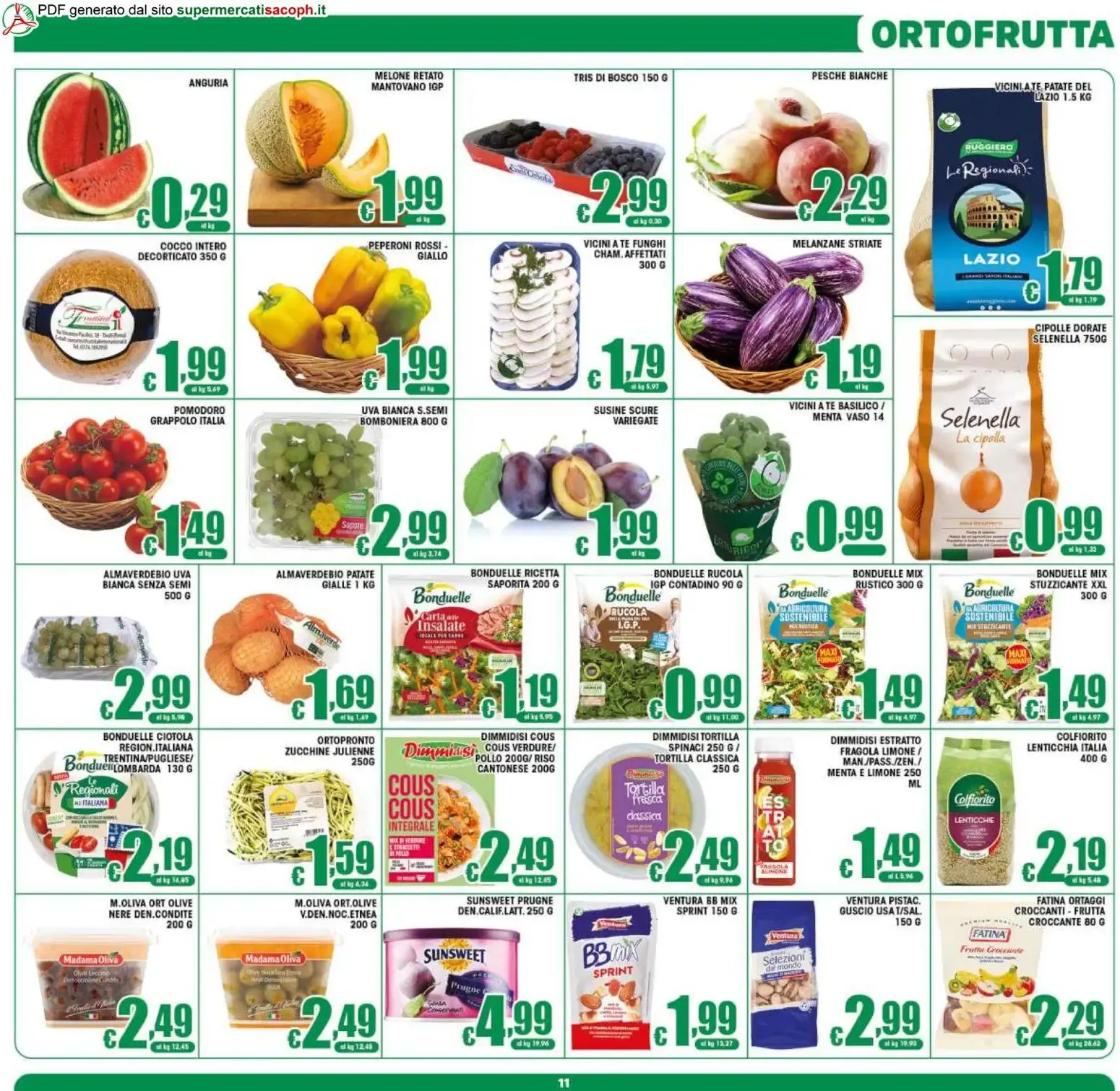 Sacoph volantino dal 12/08/2026 - online Offerte da 12 agosto a 20 agosto di 2026 - Pagina del volantino 11