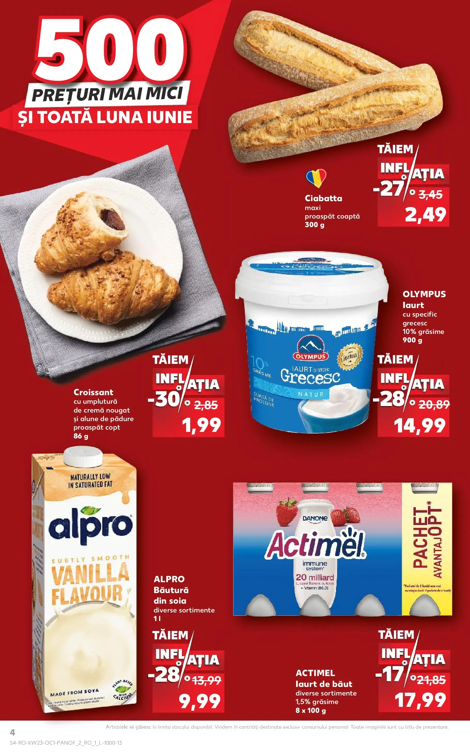 Catalog Kaufland Catalog Tăiem inflația 03.06.2026 - Revista si Oferta de la 3 iunie până la 30 iunie 2026 - Revista Pagina 4